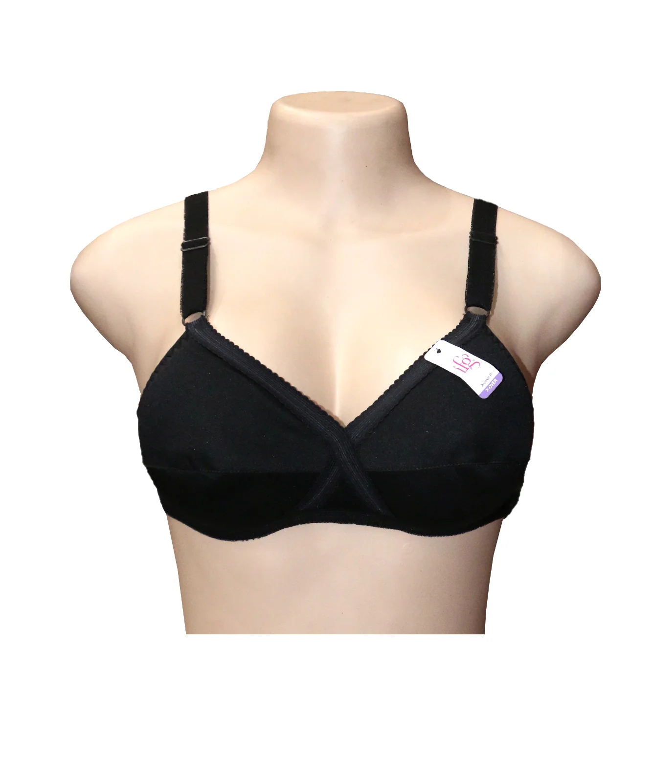 ifg bra x-over p black 36b