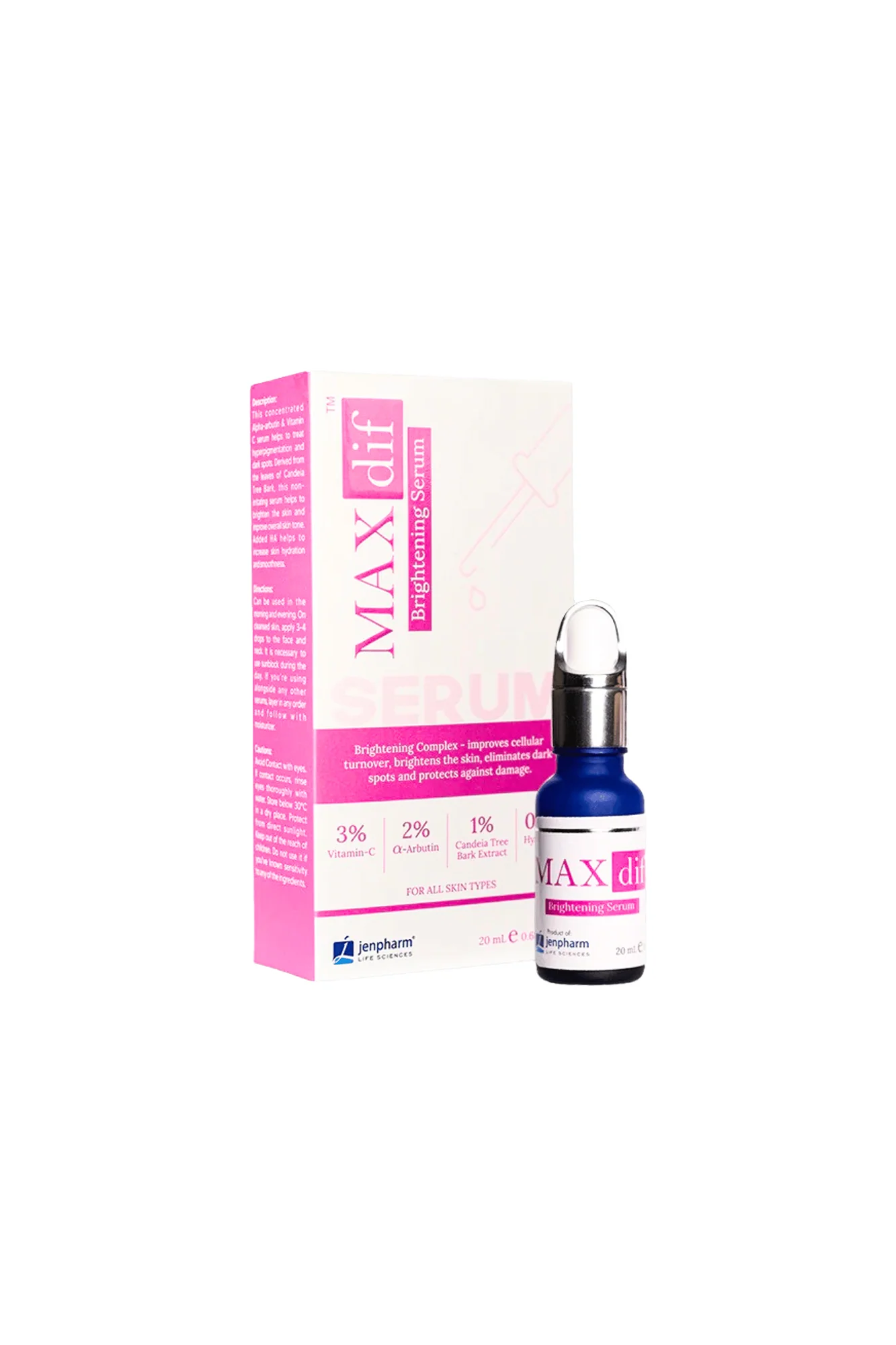 jenpharm serum maxdif brightening 30ml