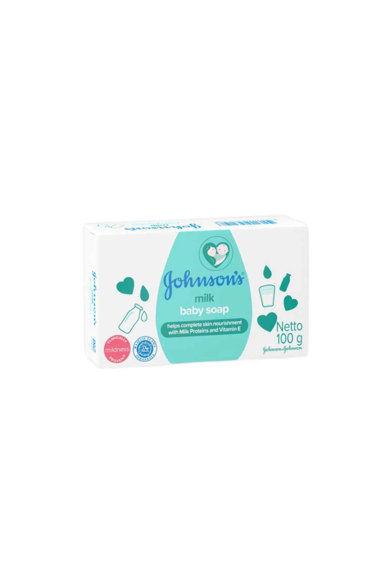 johnsons milk baby soap 100g