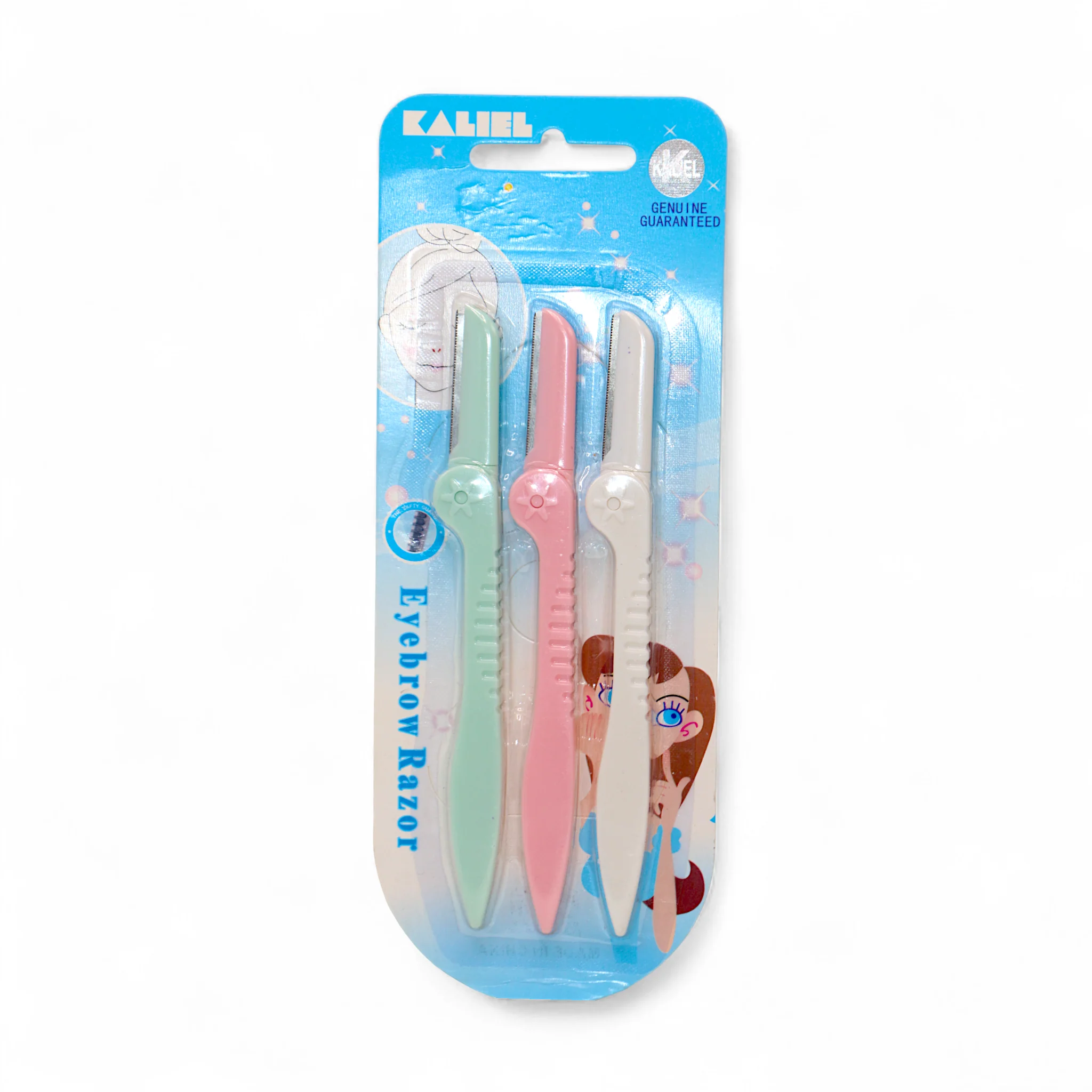 kaliel eyebrow razor 3pc card china
