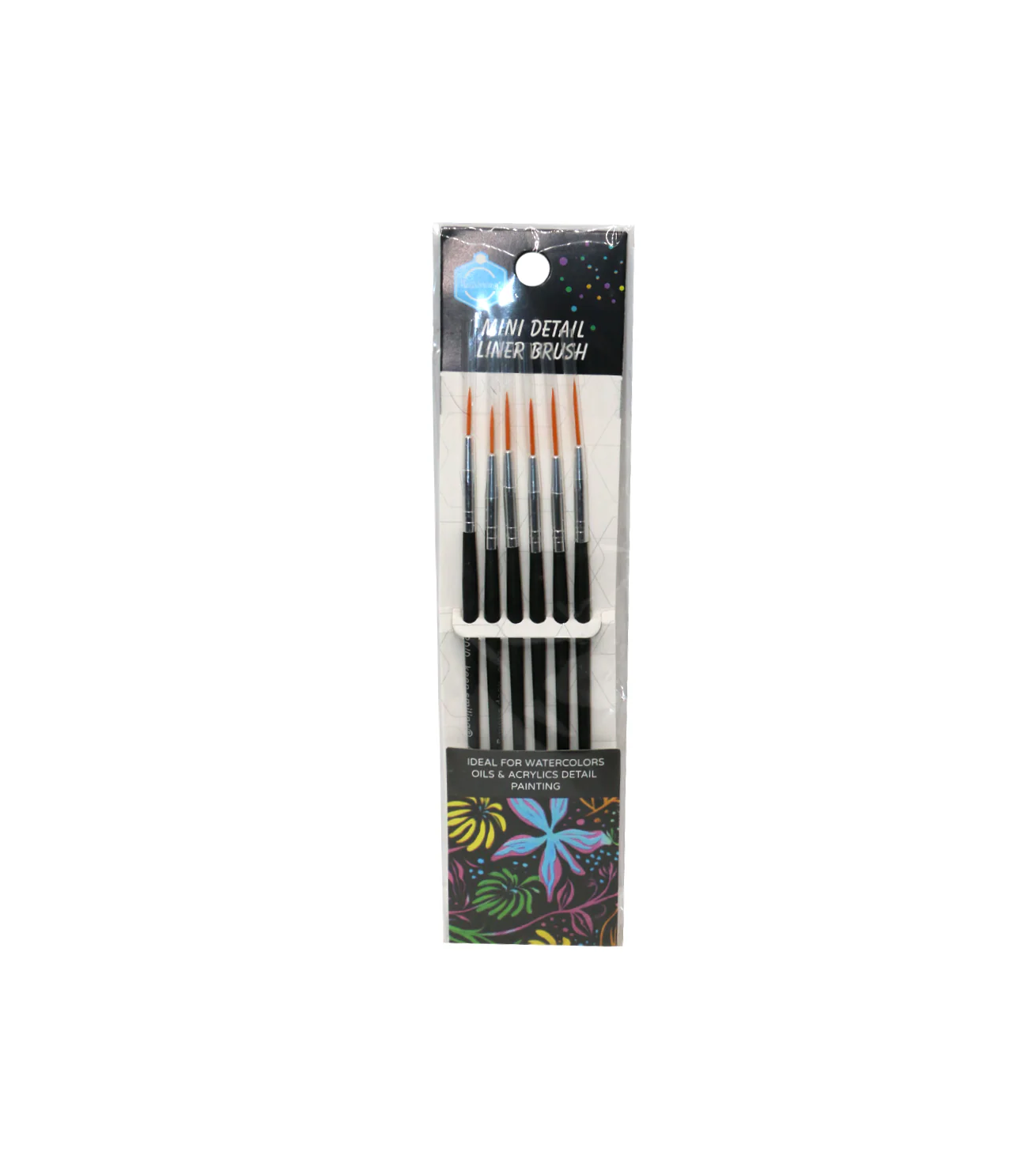 keep smililng mini detail linner brush 6pc a6093