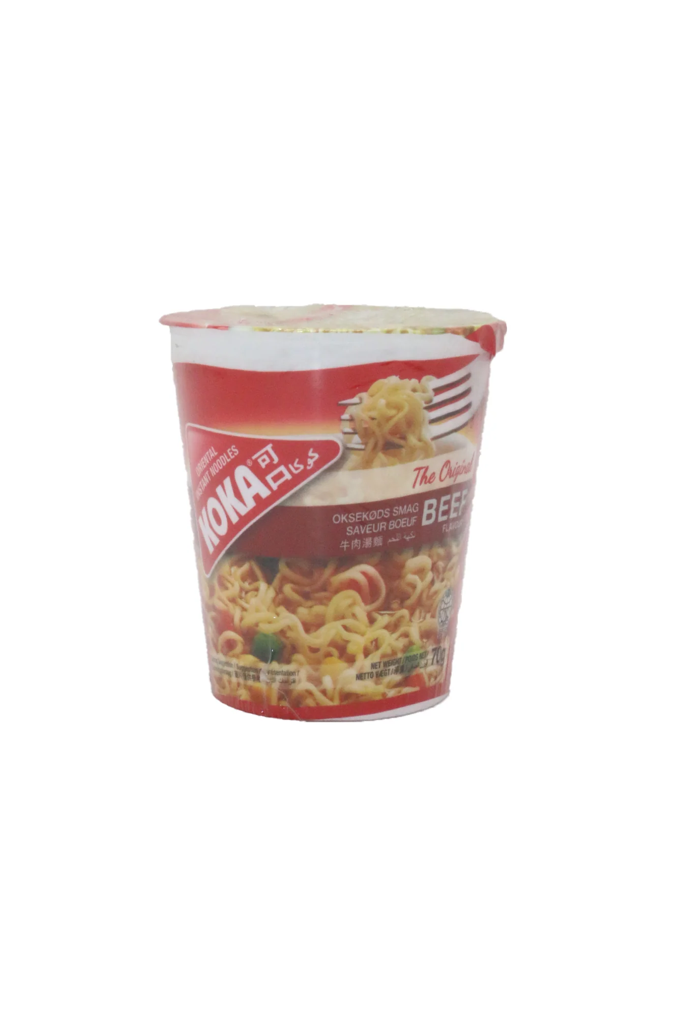 koka noodles beef cup 70g