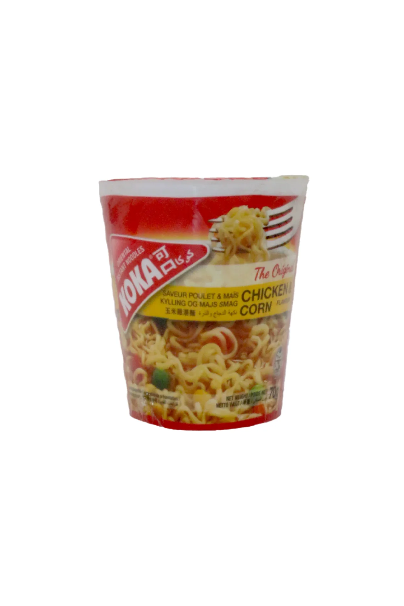 koka noodles chicken& corn cup 70g