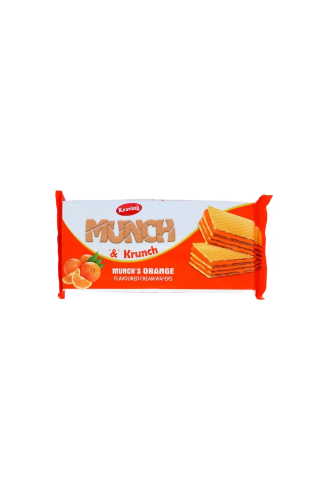 kraving wafer orange munch 150g