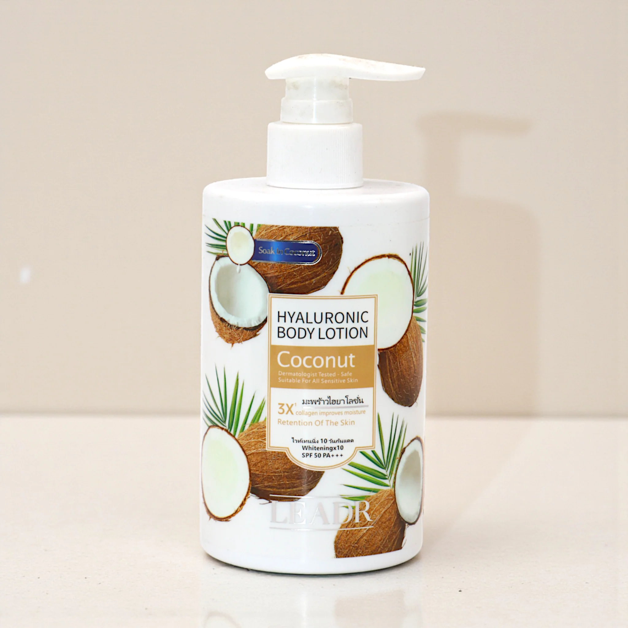 leadr body lotion coconut 300ml thailand 2524