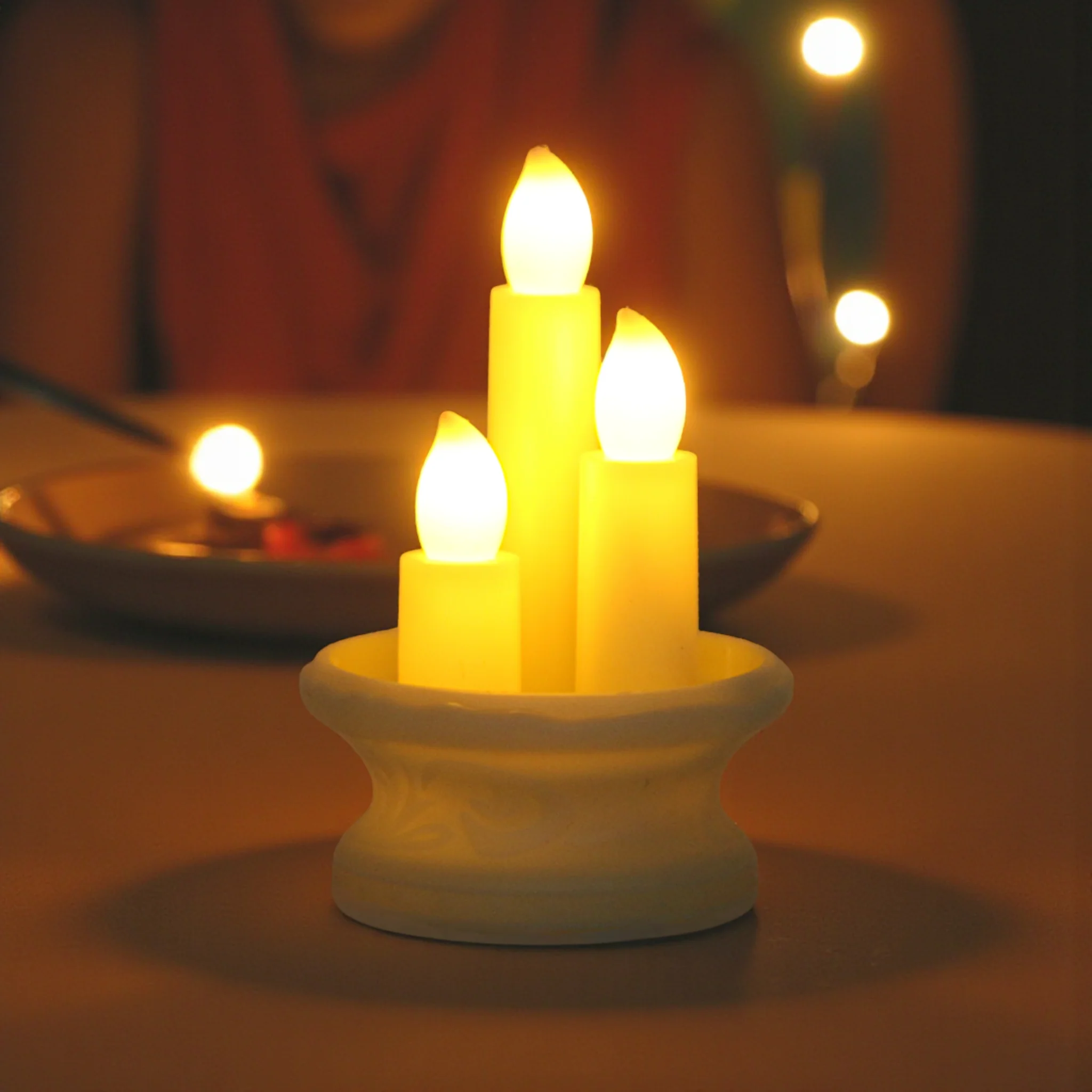 led candle off white 3s china 3.6x2