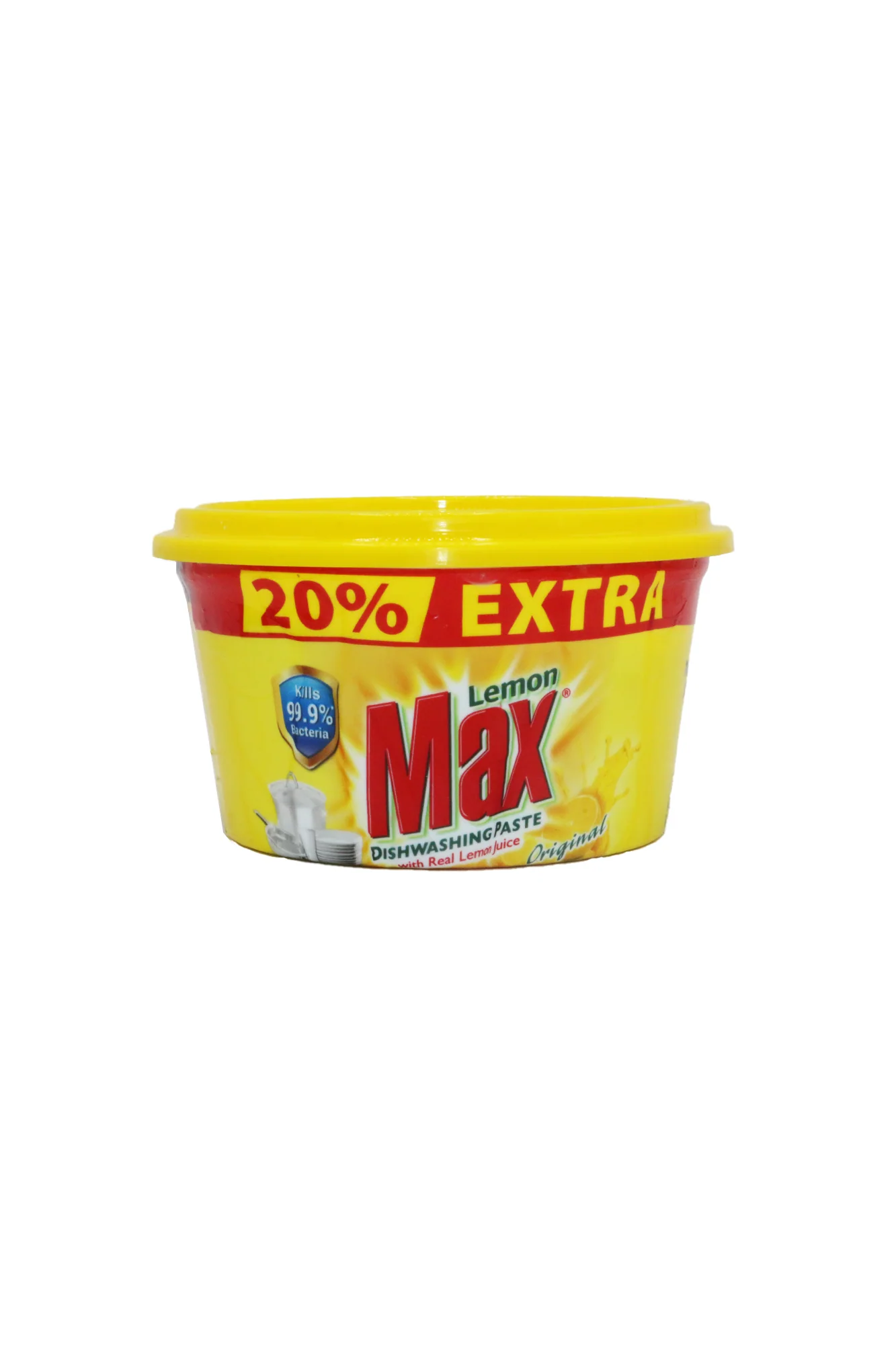 lemon max dish wash paste yellow 480g