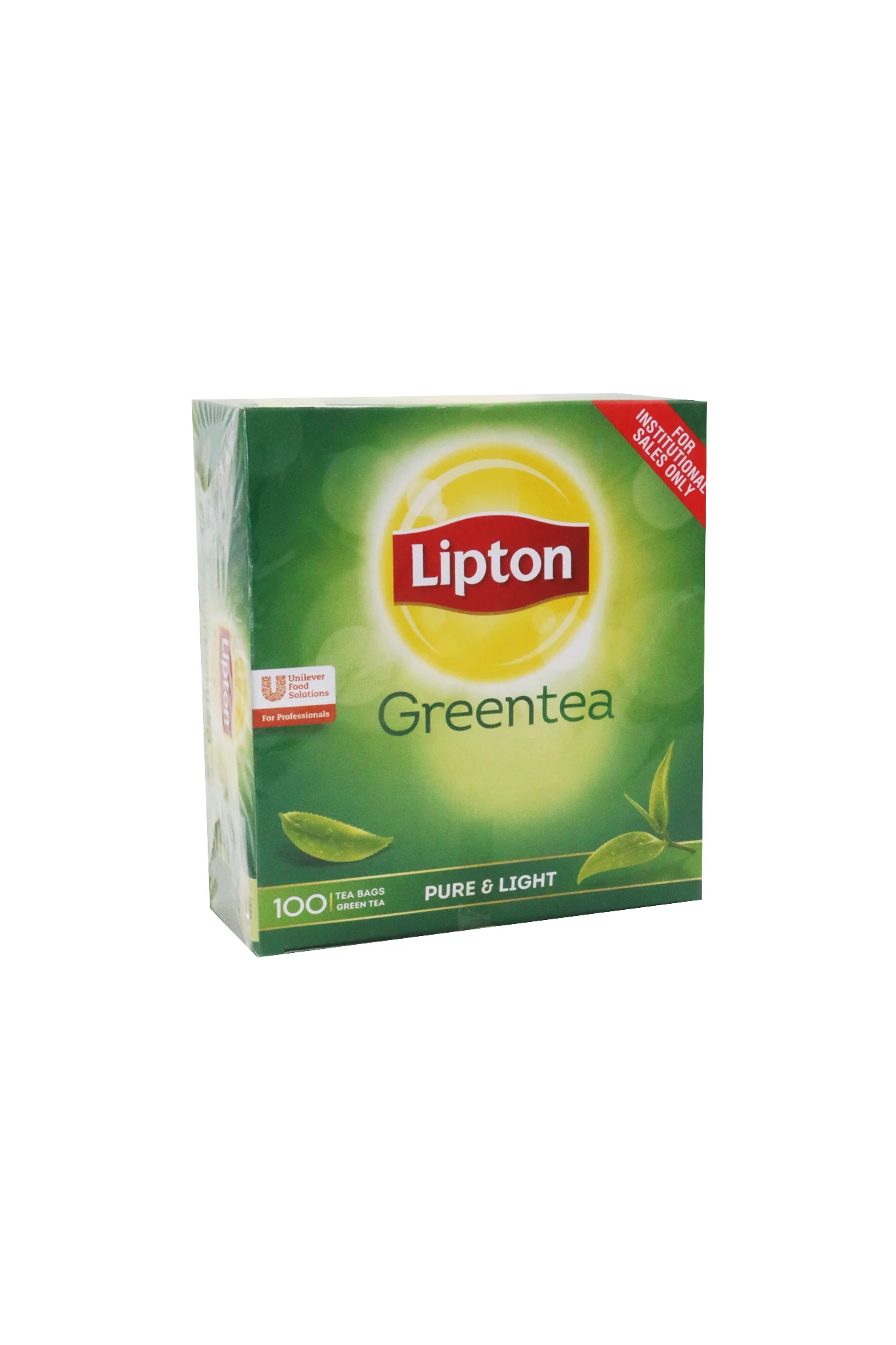 lipton green tea pure&light 100tea bags