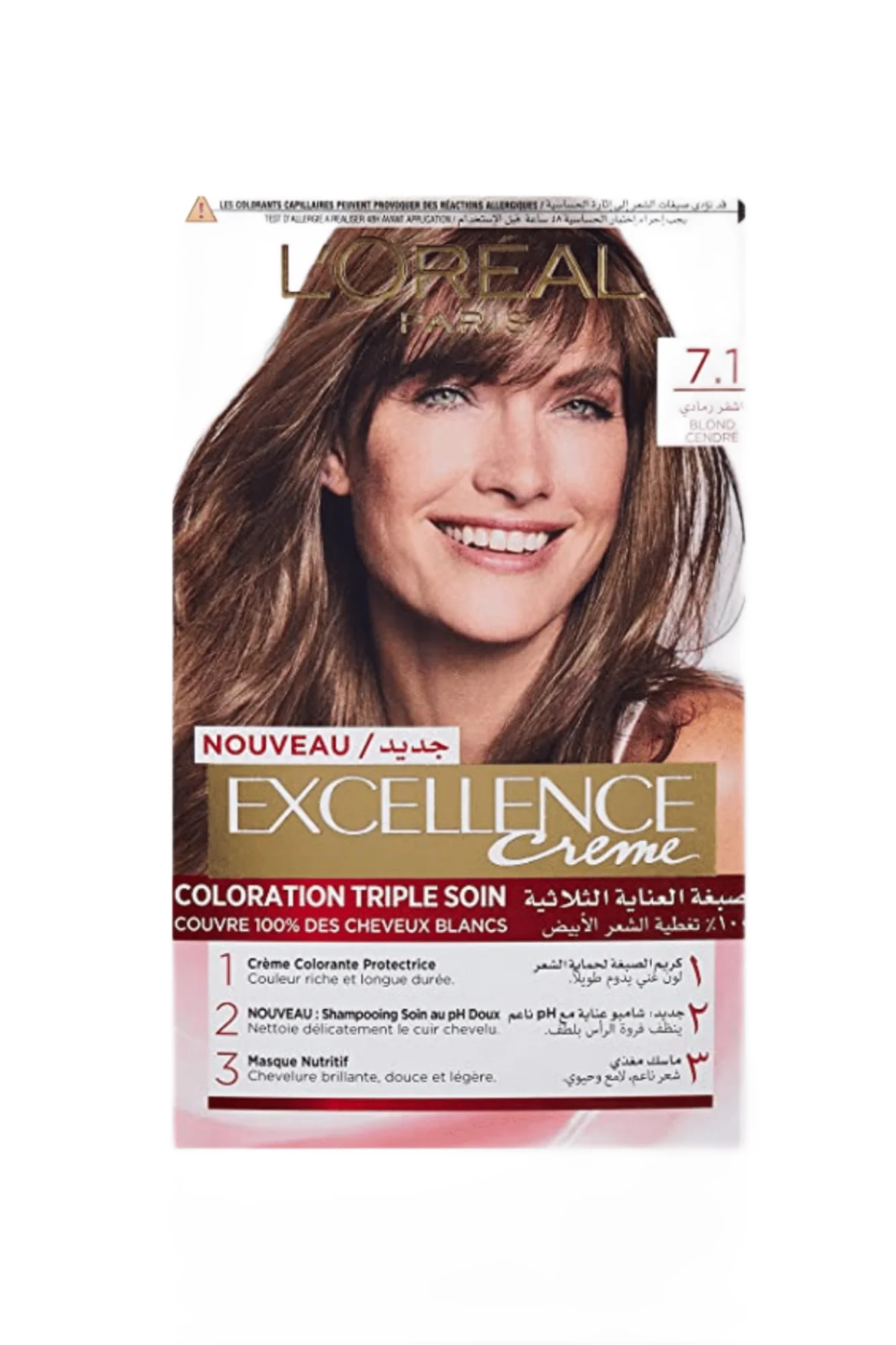loreal hair color excellence 7.1
