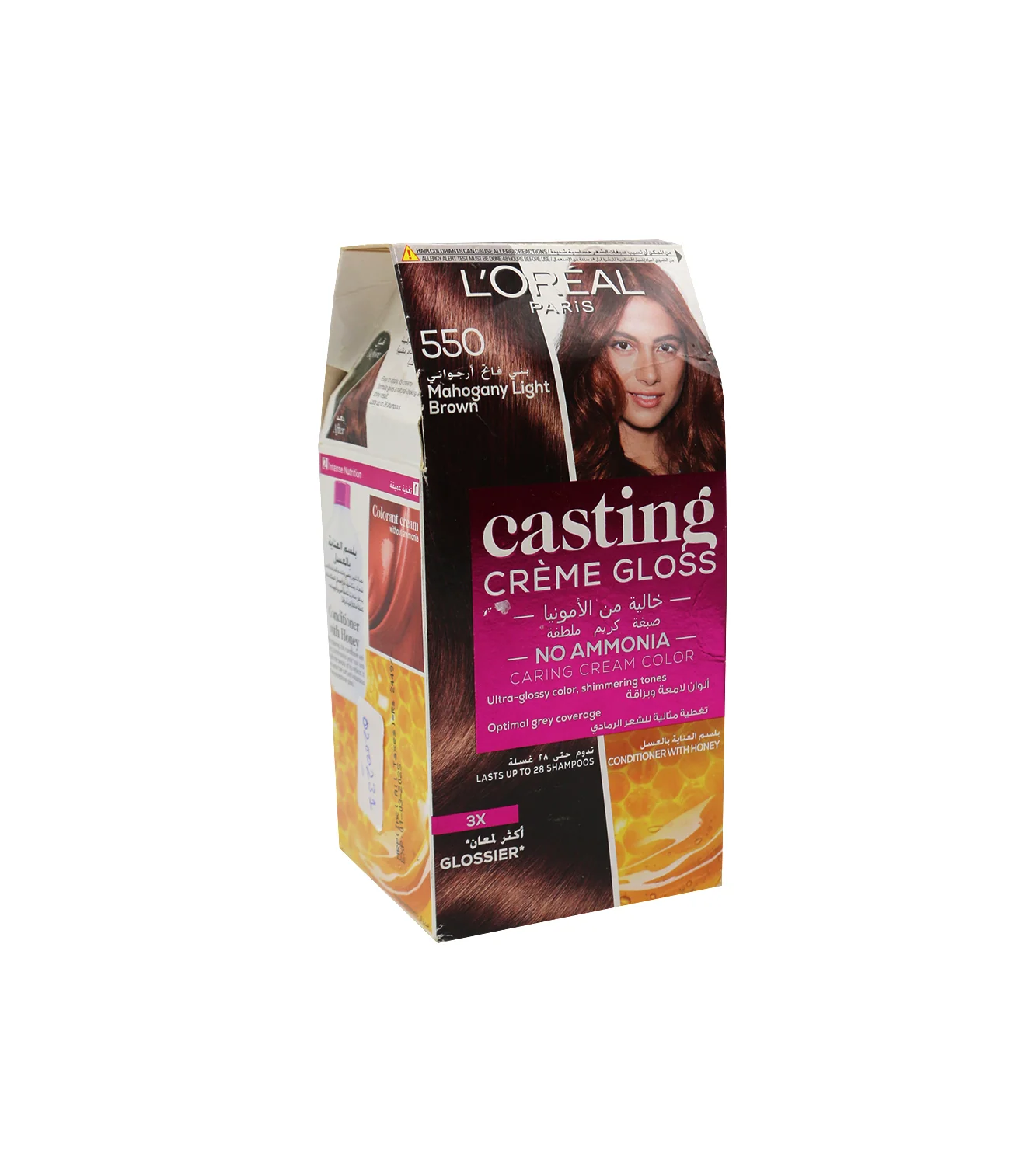 loreal hair color casting 550