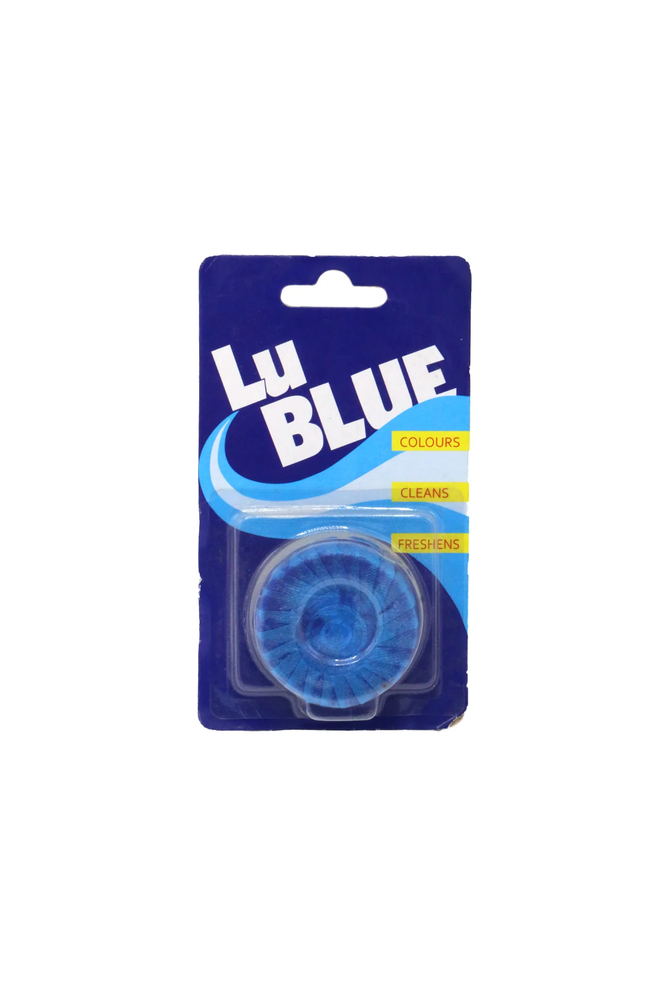 lu blue bathroom freshener bath block 50g