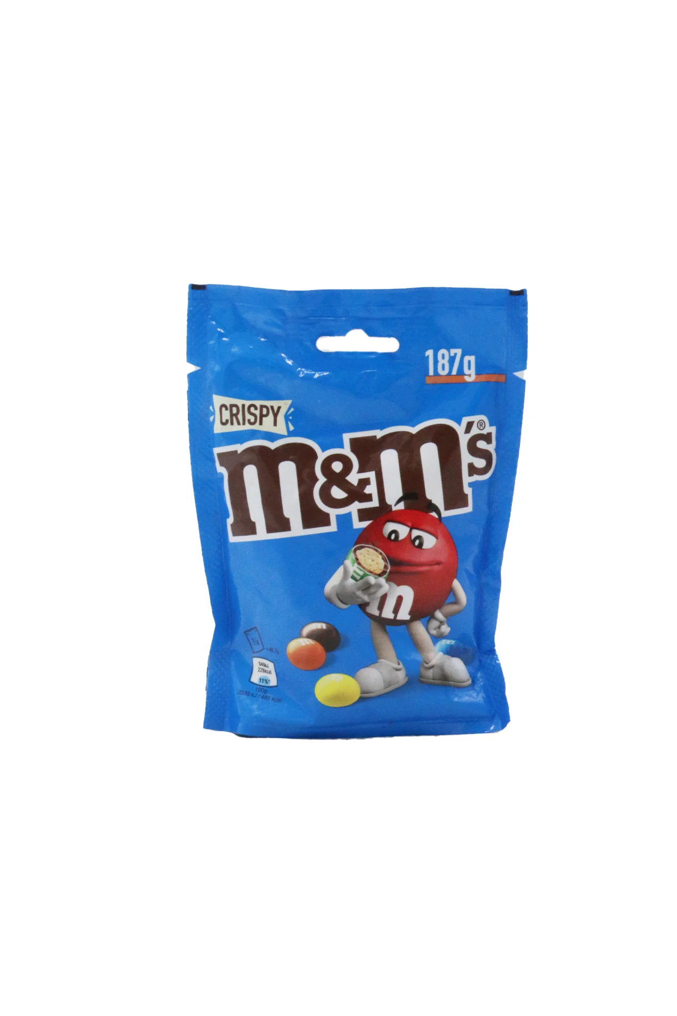 m&m chocolate crispy 187g