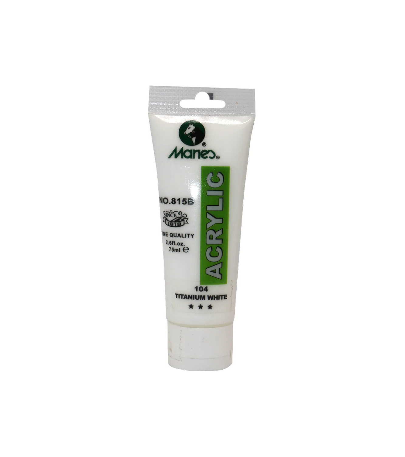 maries acrylic paint titanium white 75ml 104