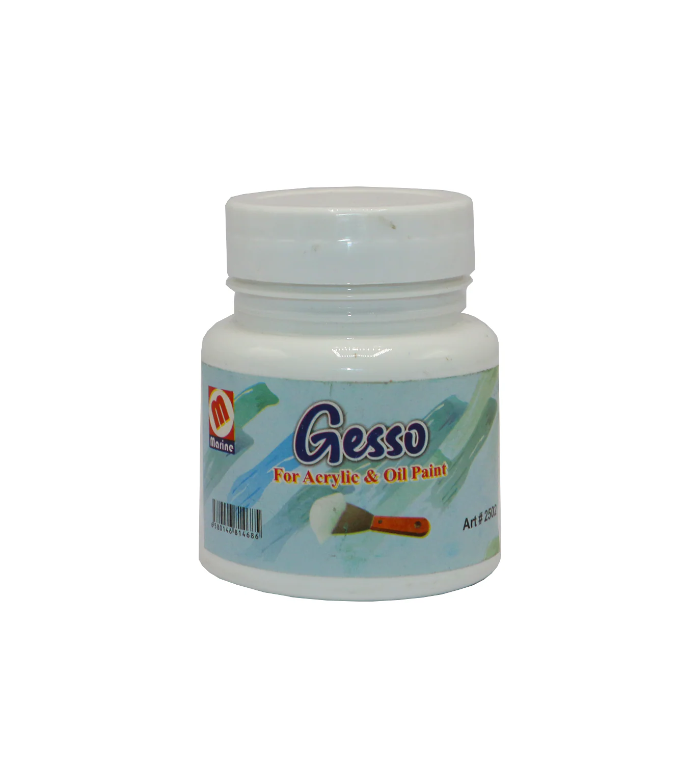 marine gesso for acrylic & oil paint 2502