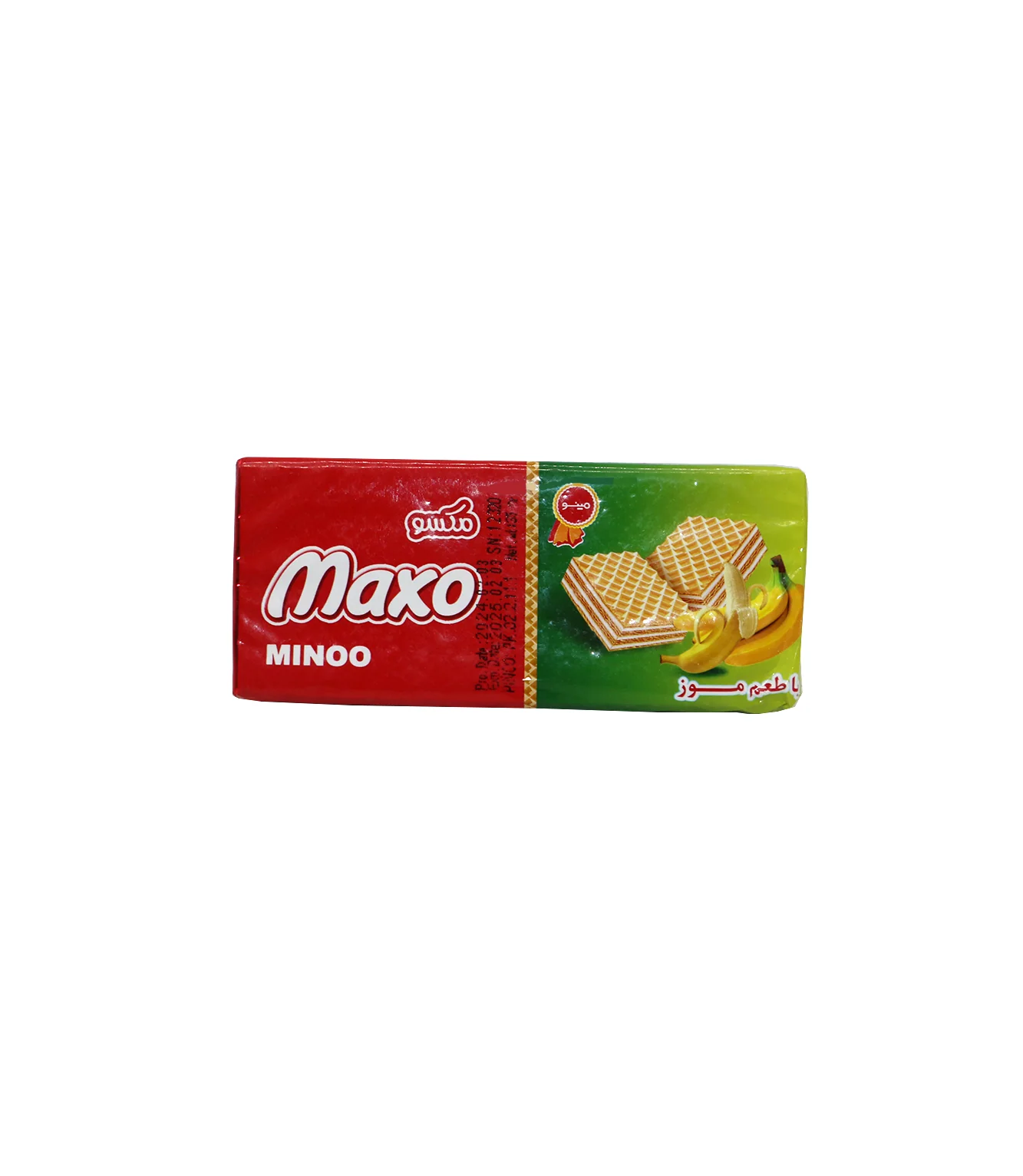maxo minoo wafer banana 35g