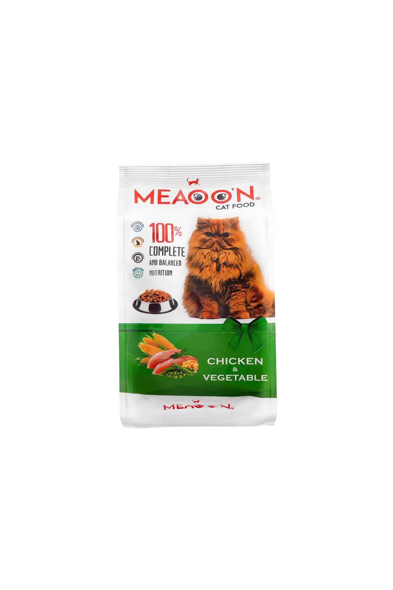 meaoon cat food chicken & vegetable 400g