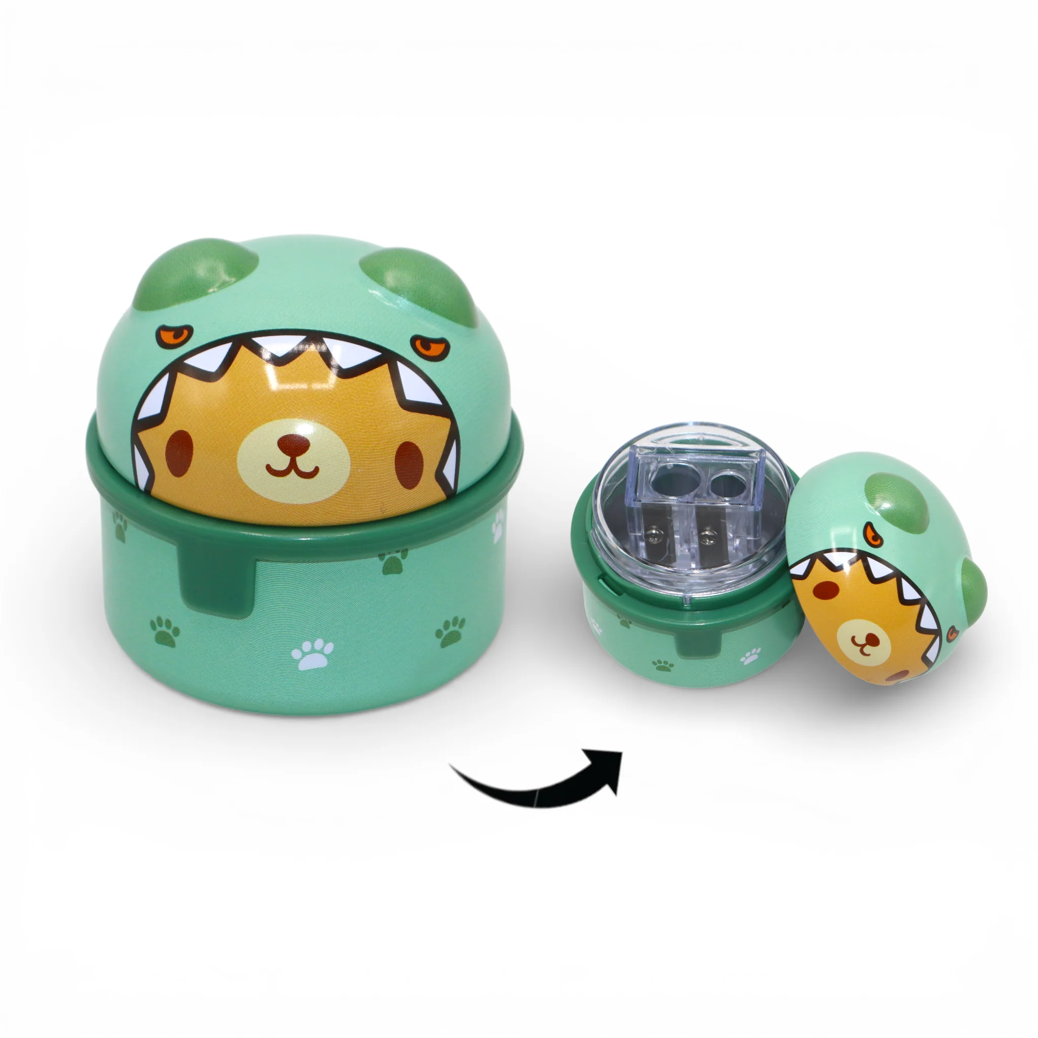 metal jar sharpener with 2 hole 6839 china