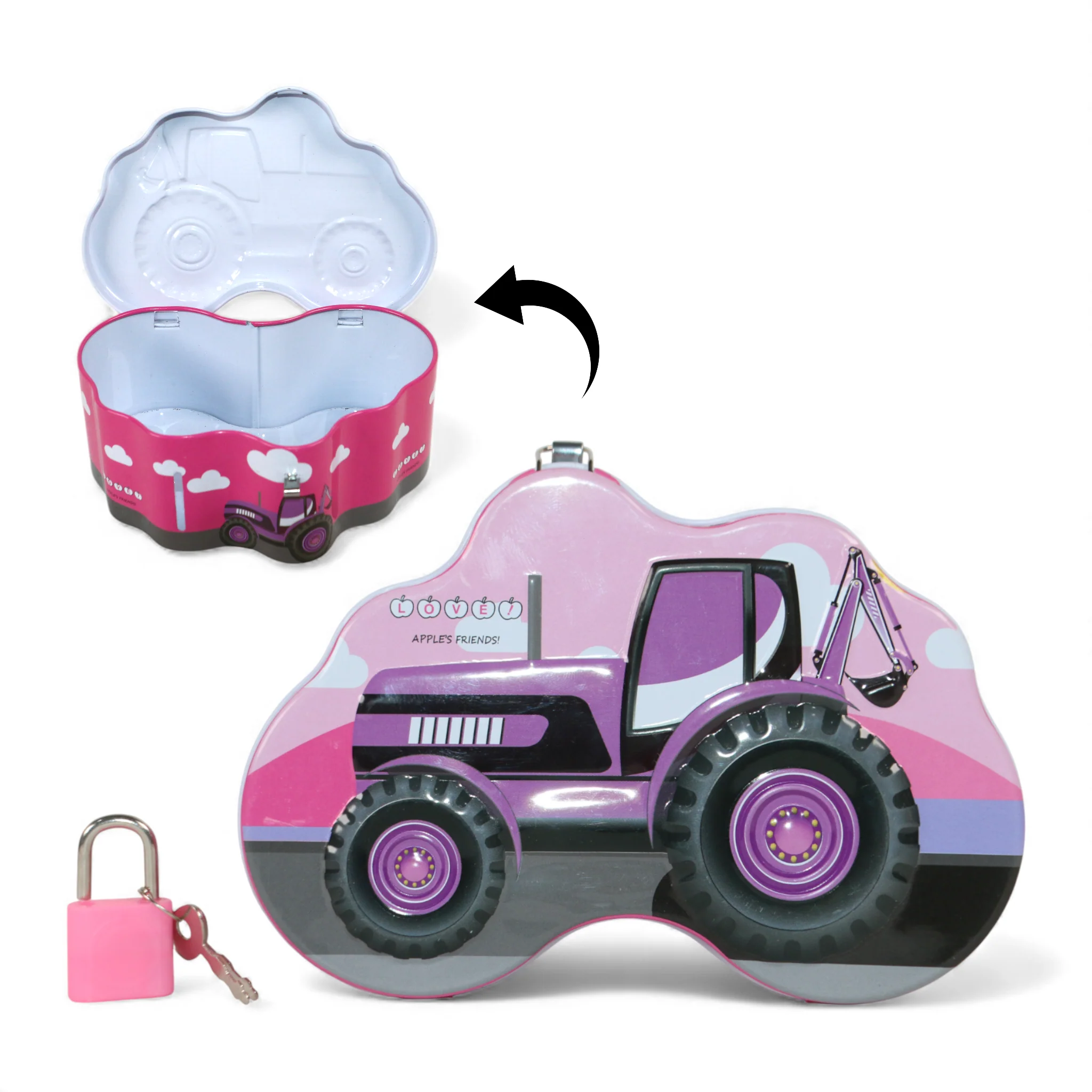 mini metal money box truck china 26