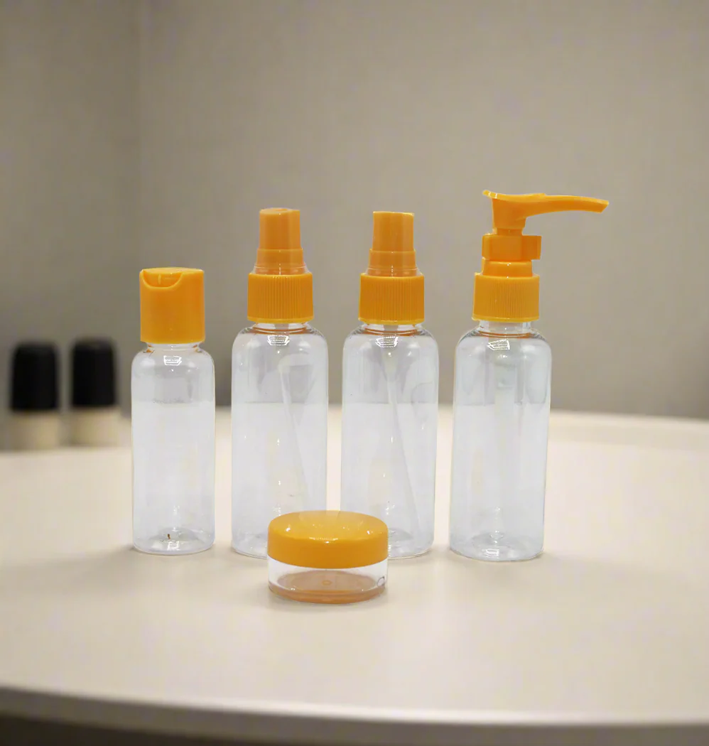 mini travel bottle with mini container 5pc set china 711