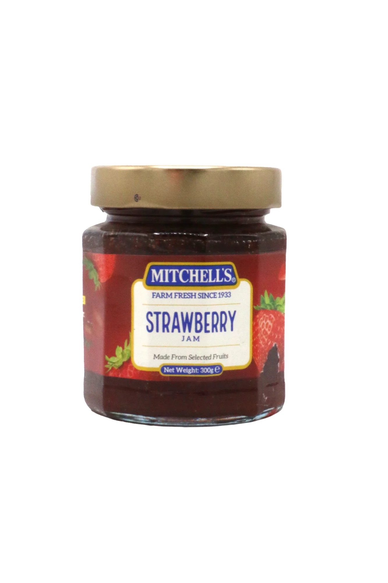 mitchells jam strawberry 300g