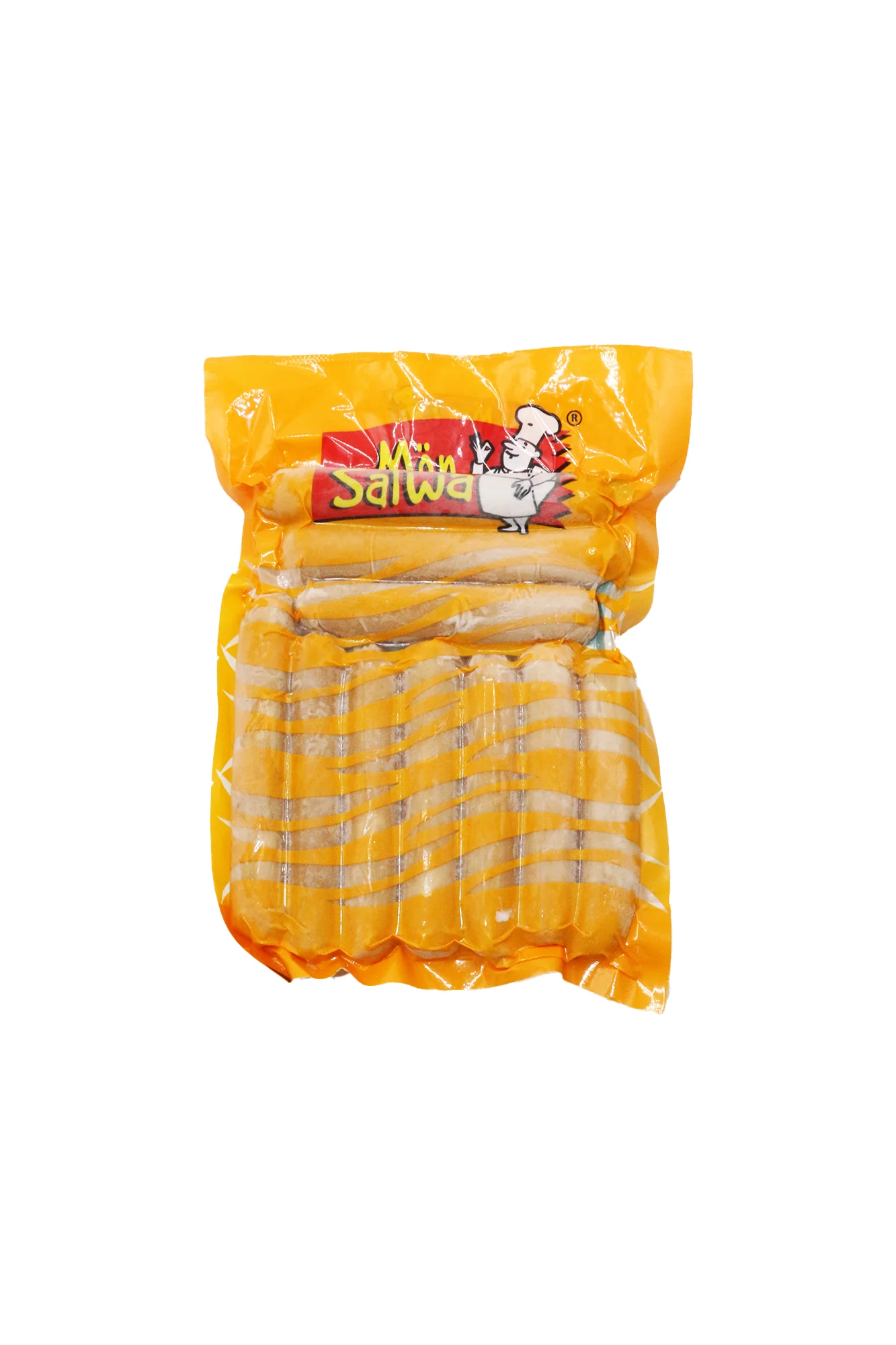 mon salwa chicken cheese sausages 340g