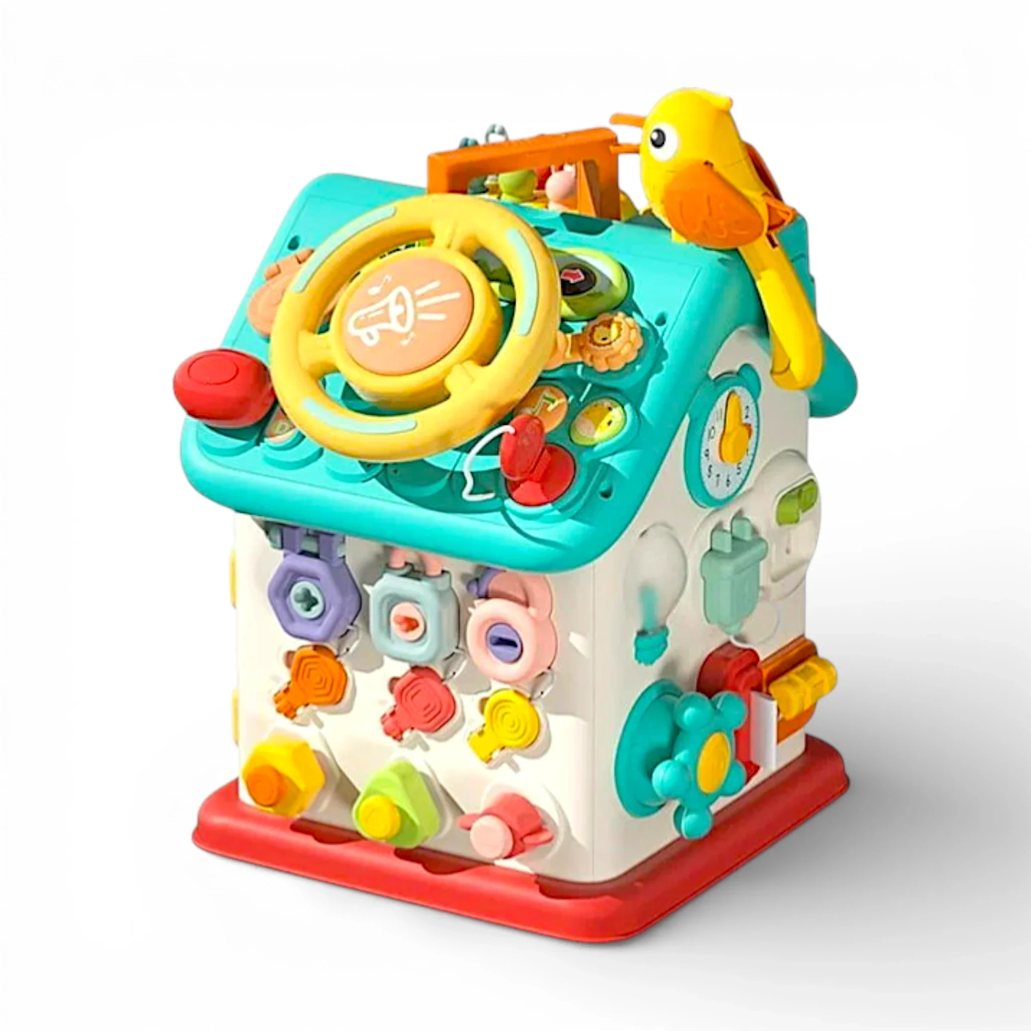 musical activity steering wheel puzzle house china