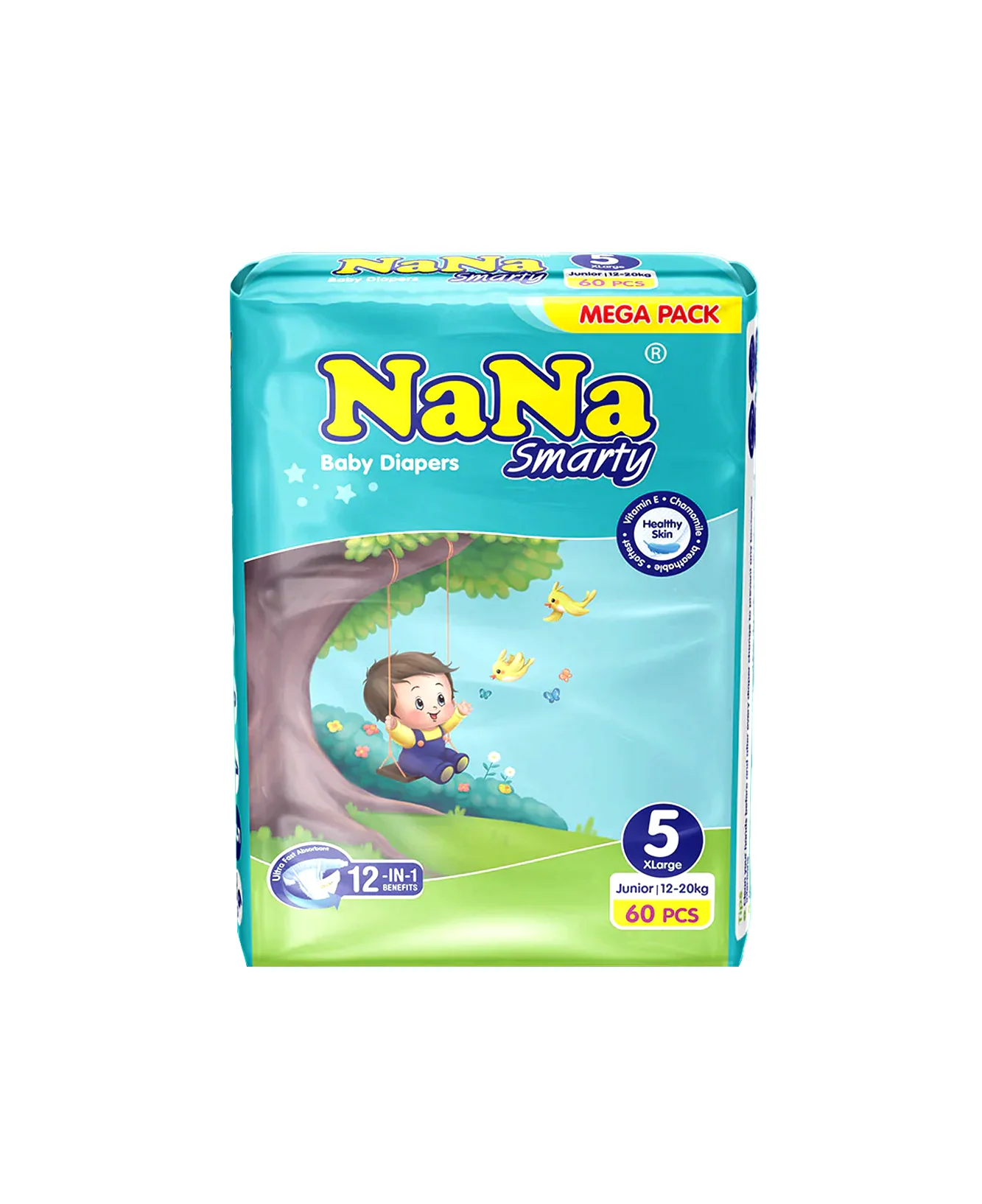 NANA DIAPER MEGA PACK XL-5 60PC