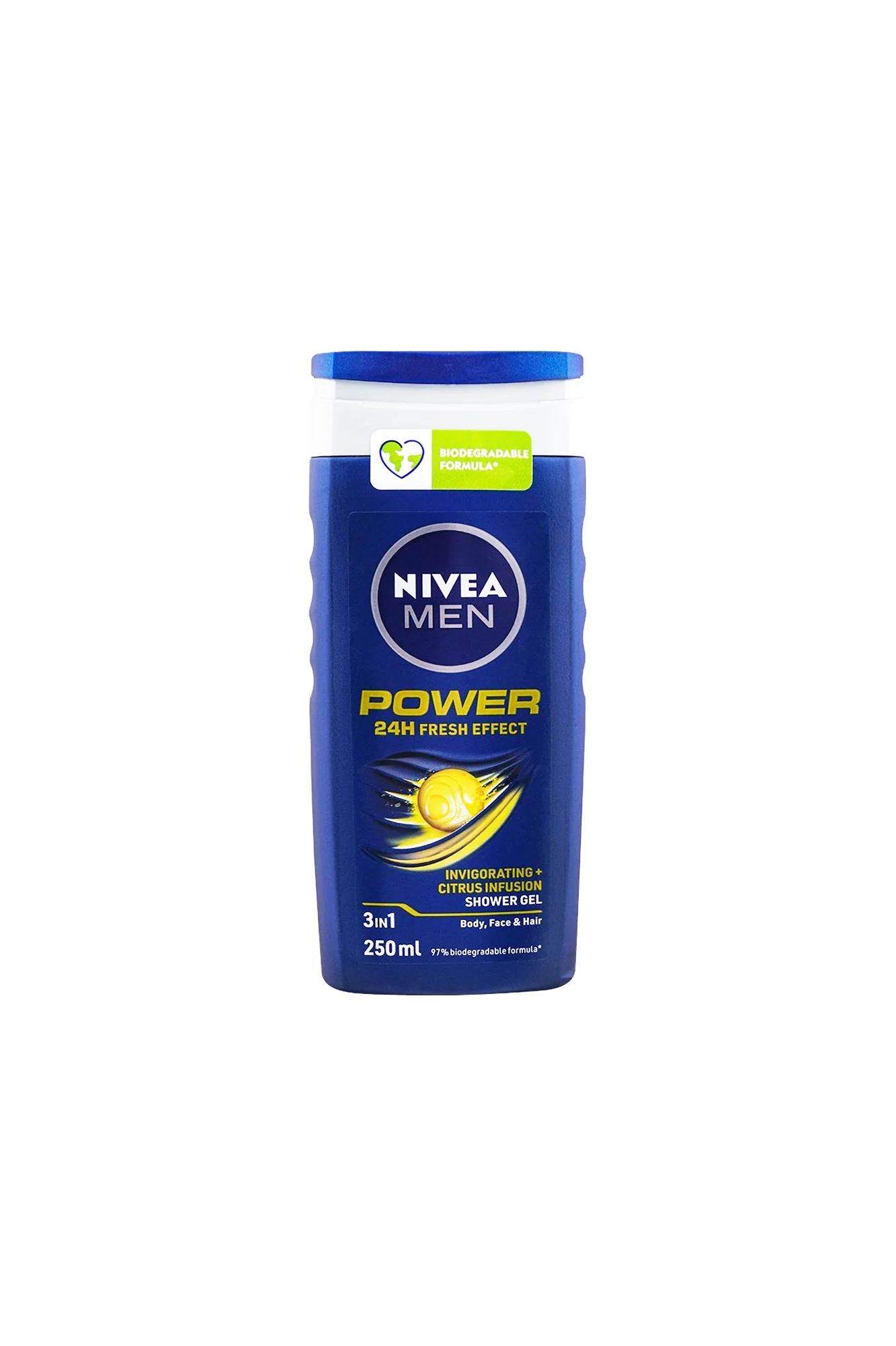 nivea men shower gel power 250ml germany