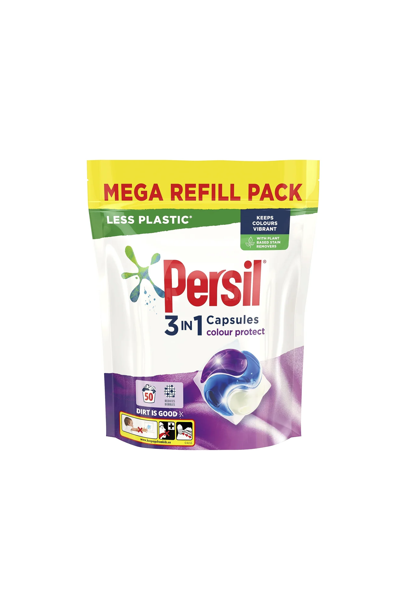 persil washing capsules 3in1 colour protect 1.35kg 50pc