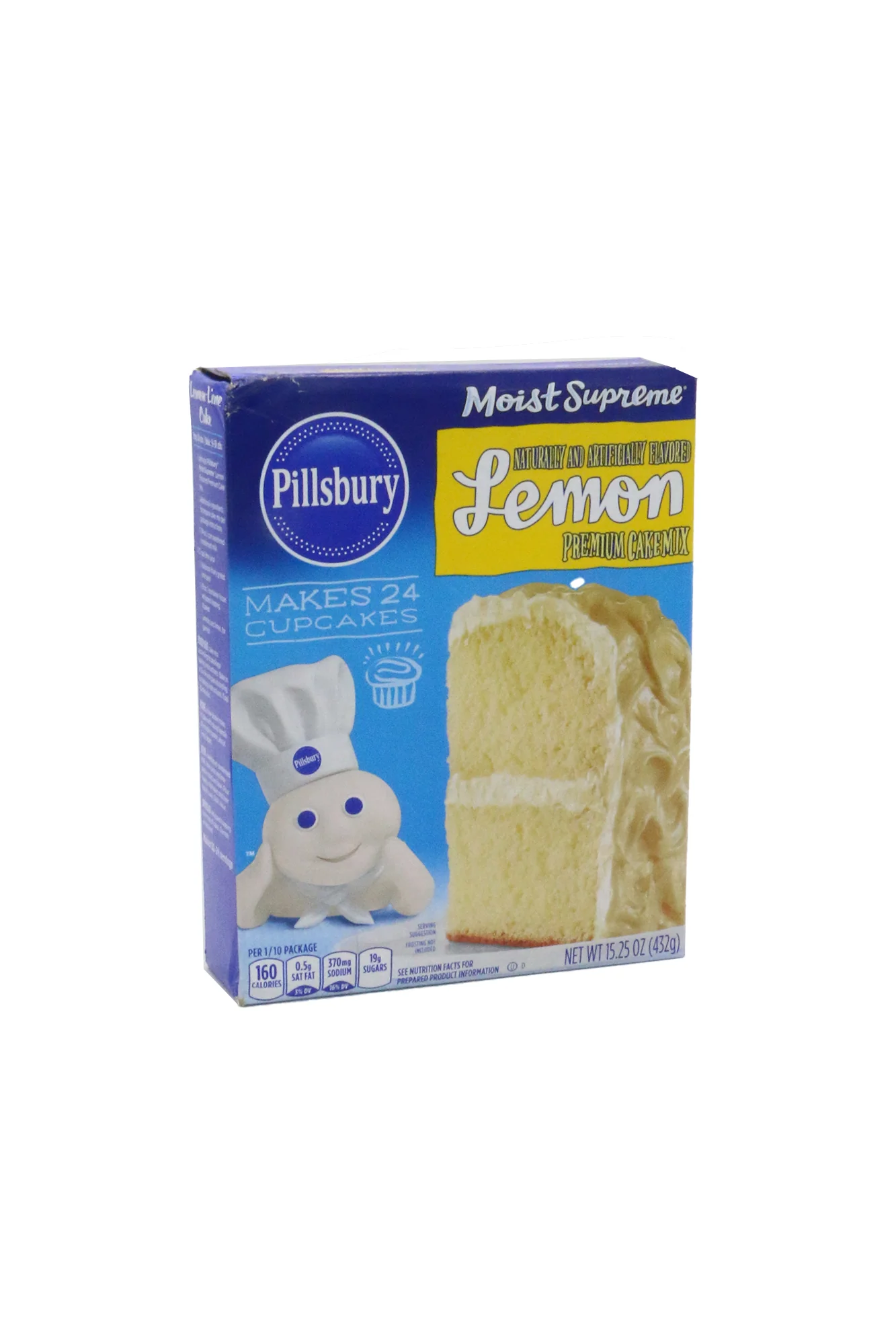 pillsbury moist supreme lemon cake mix 432g