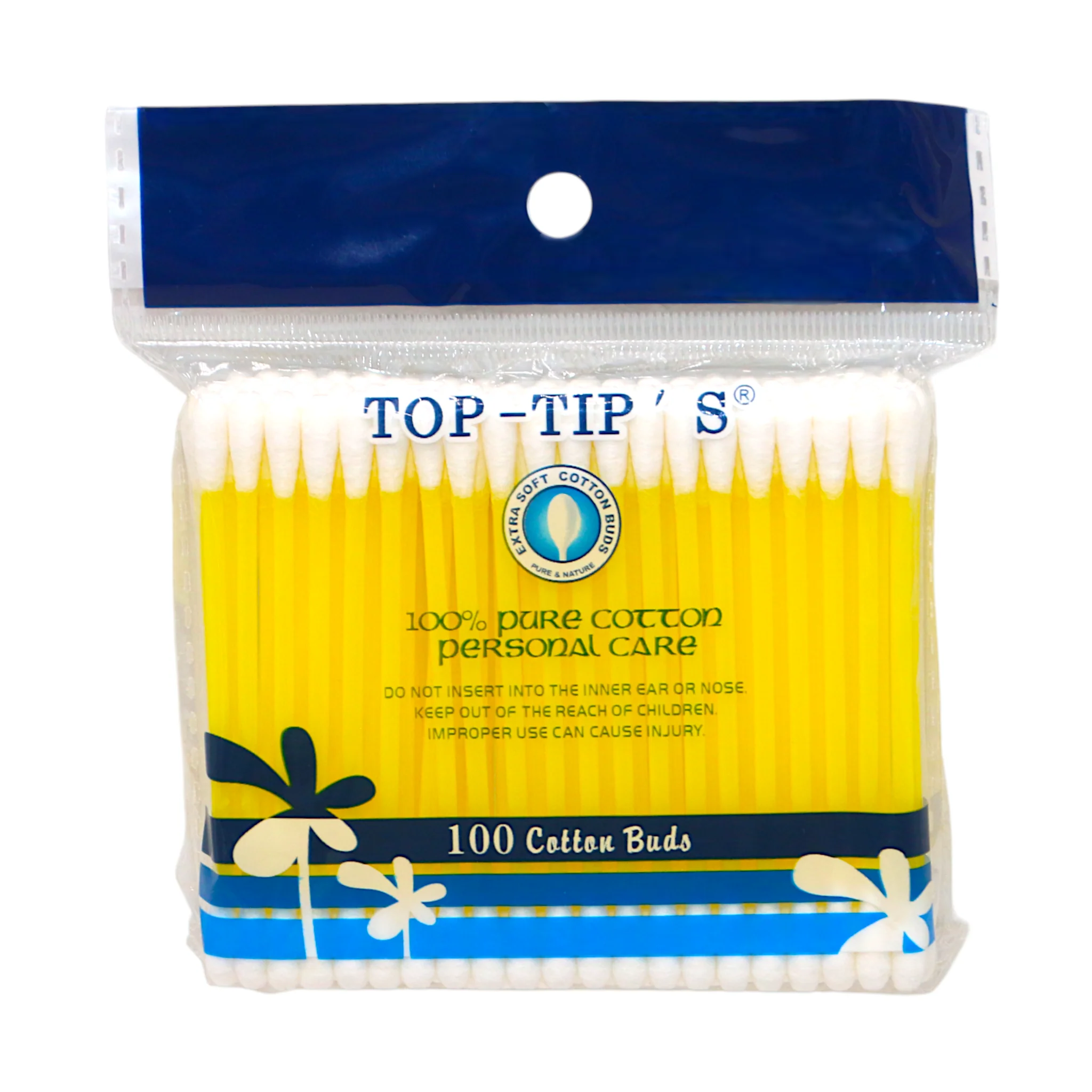 plastic cotton bud 100pc pack - Image 2