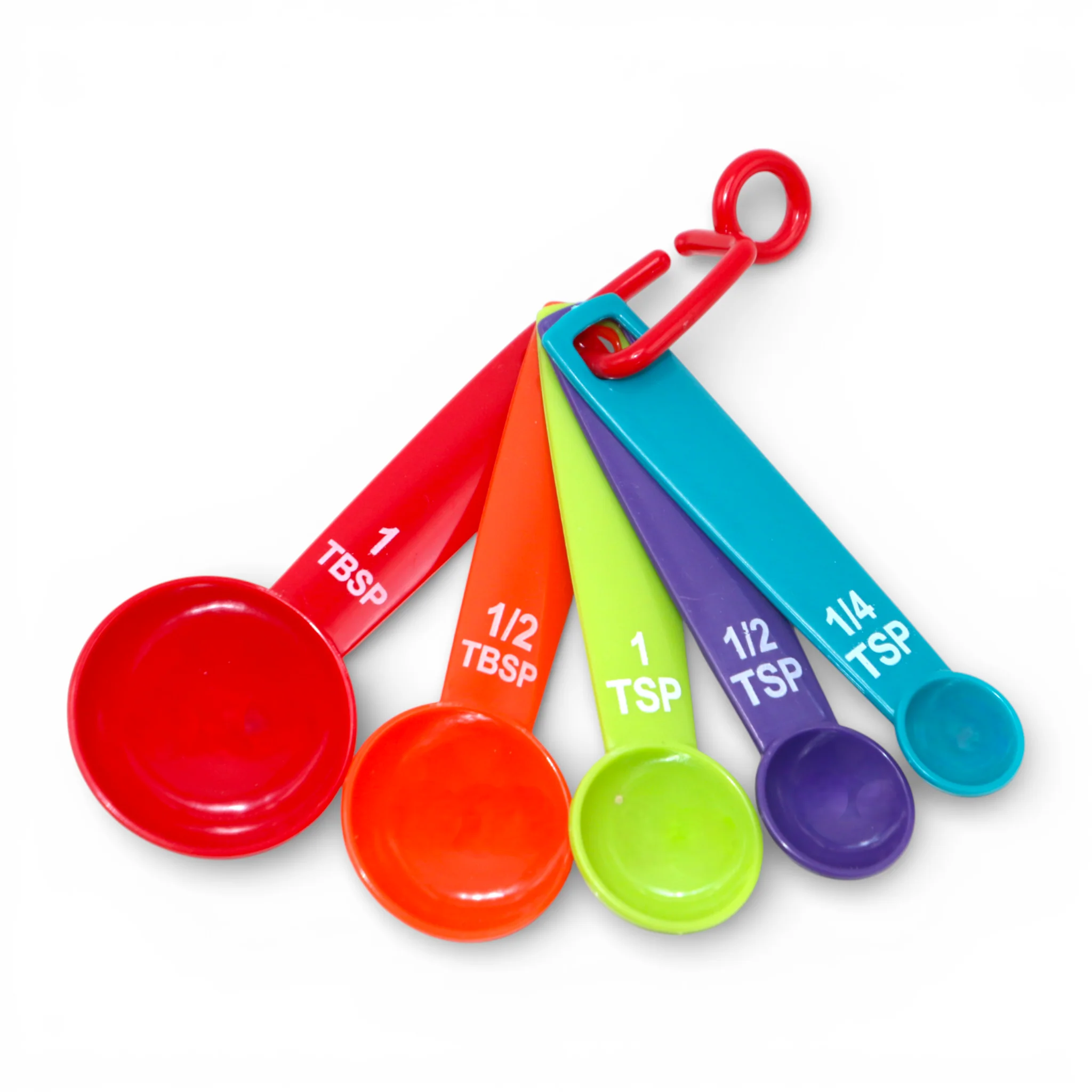 plastic measuring spoon 5pc china 100191