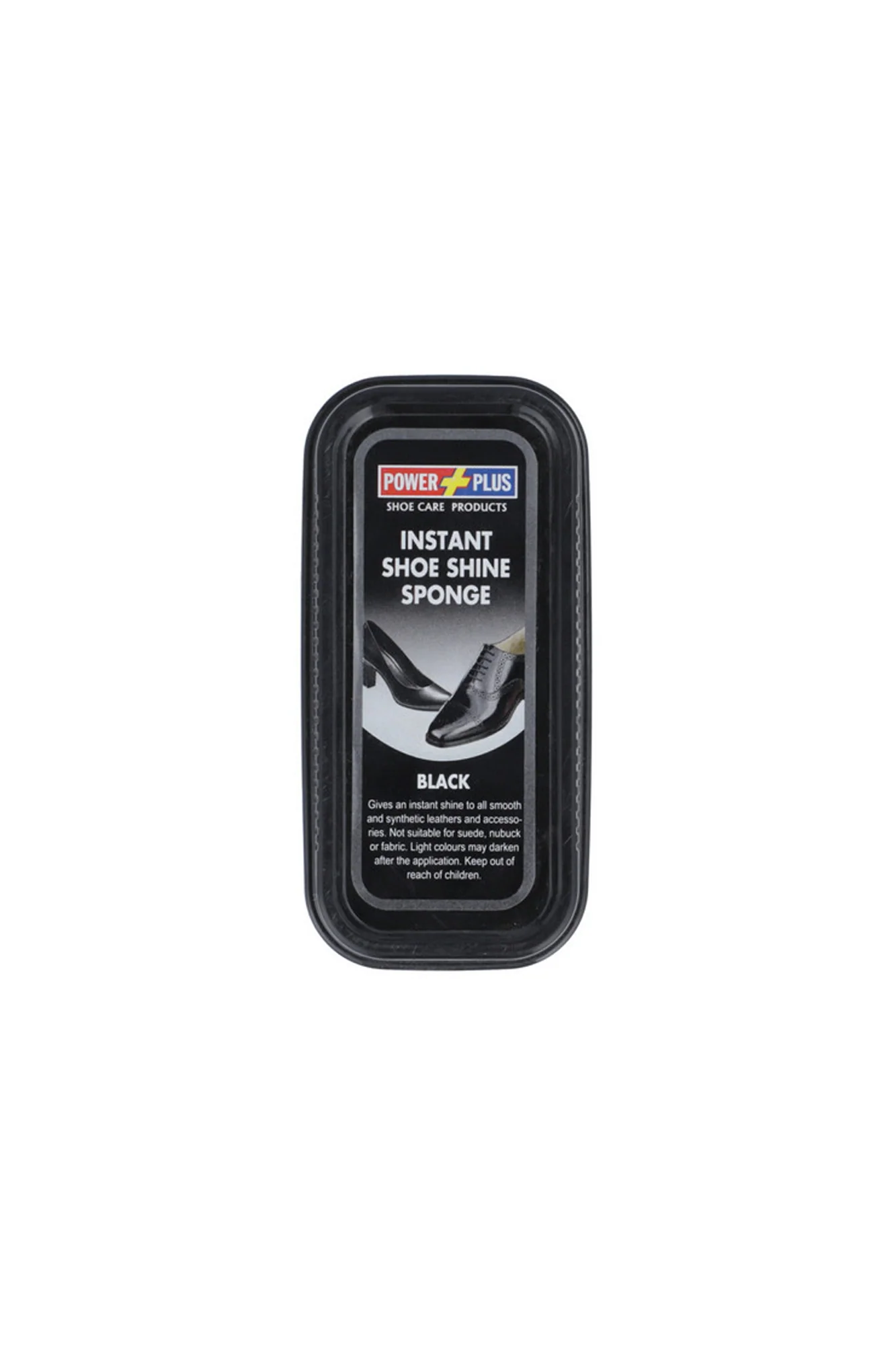 power plus shoe shiner instant neutral sponge
