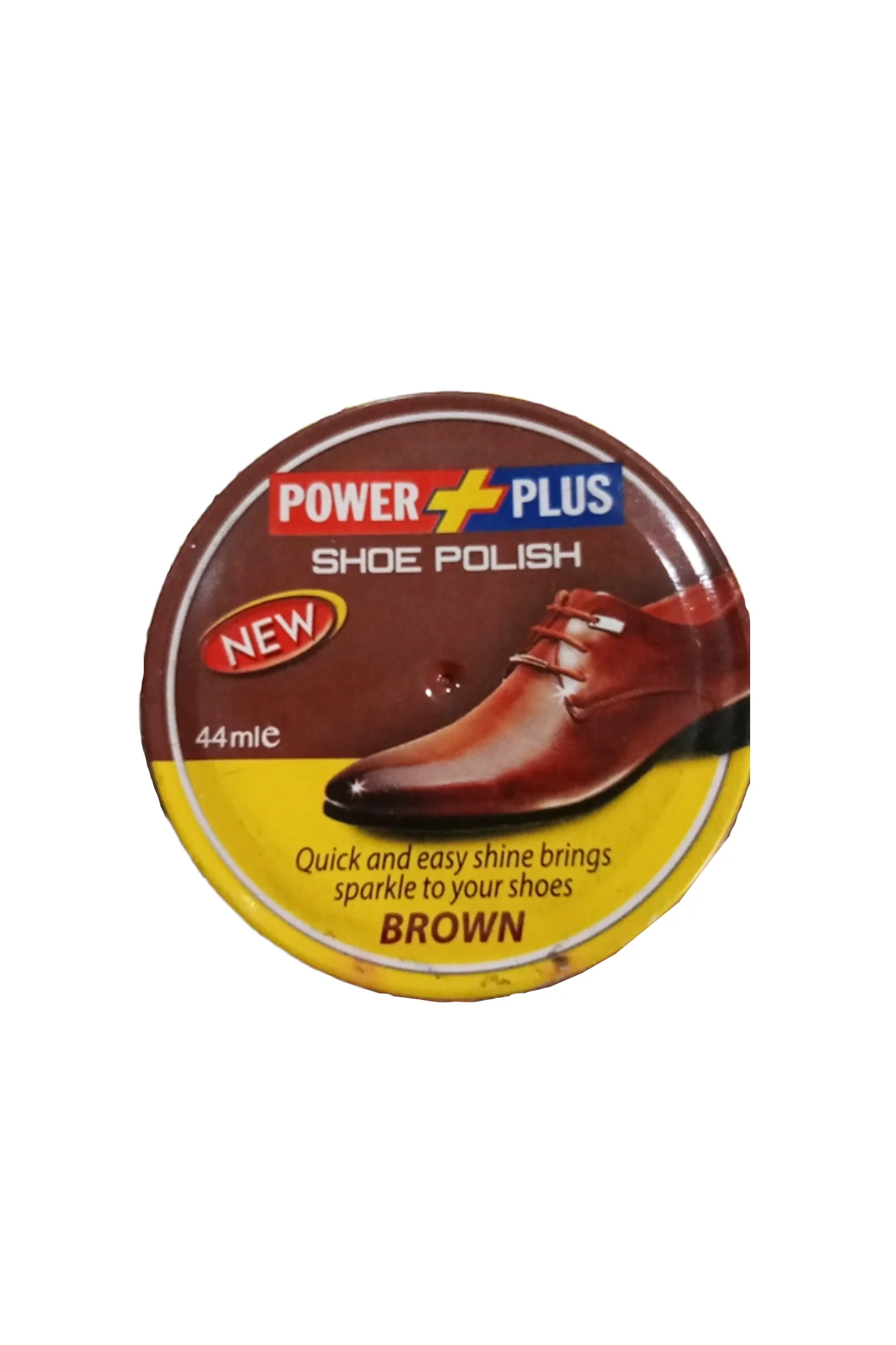 power plus shoe polish brown 44ml
