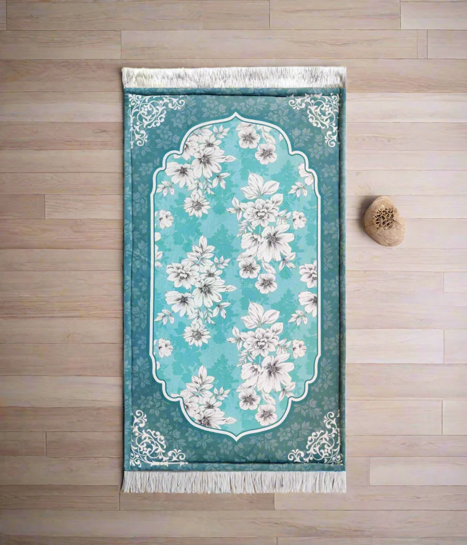 prayer mat with foam stuffed 65x100cm pak d123