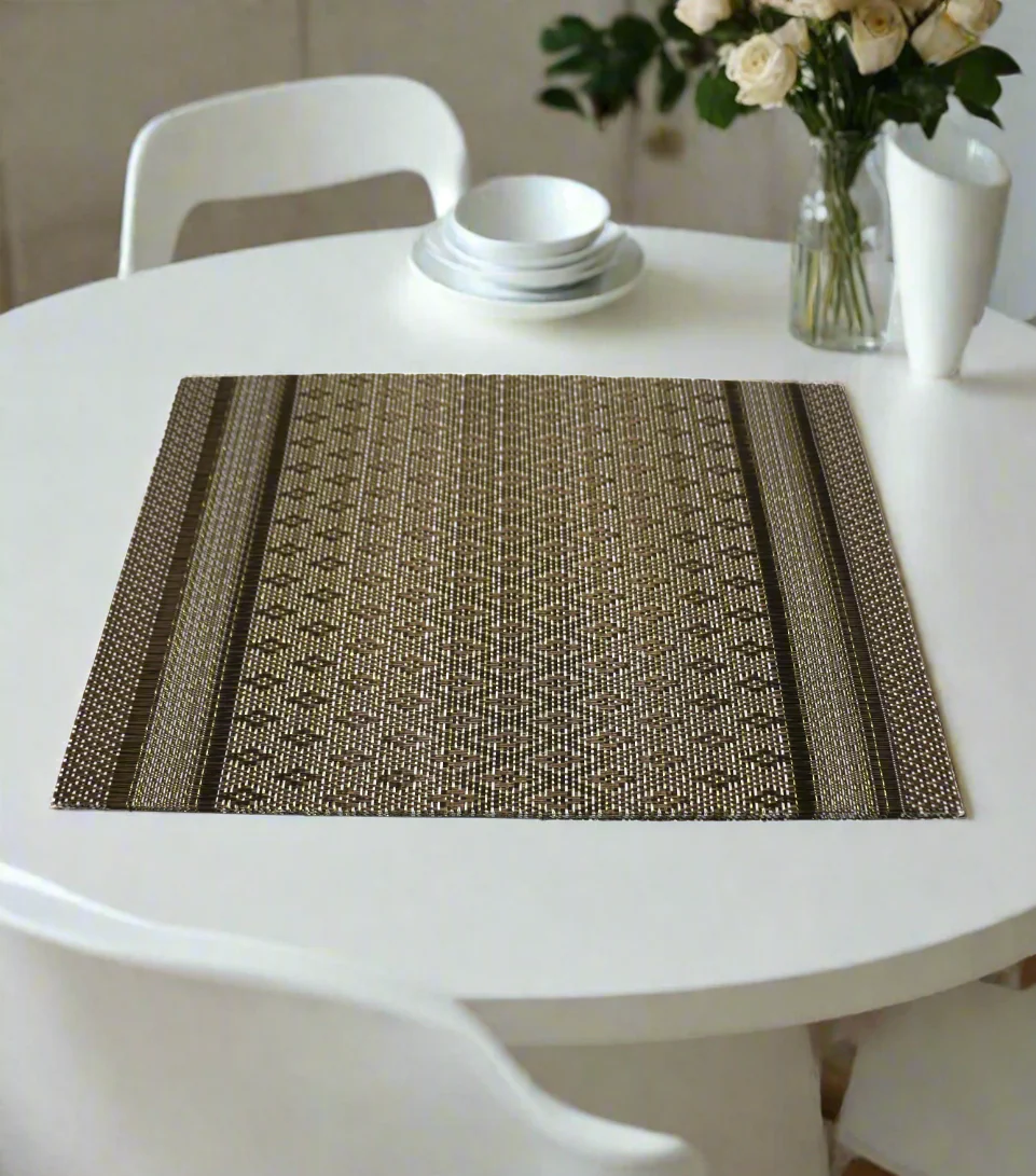 table mat 1pc 30x45 copper white china