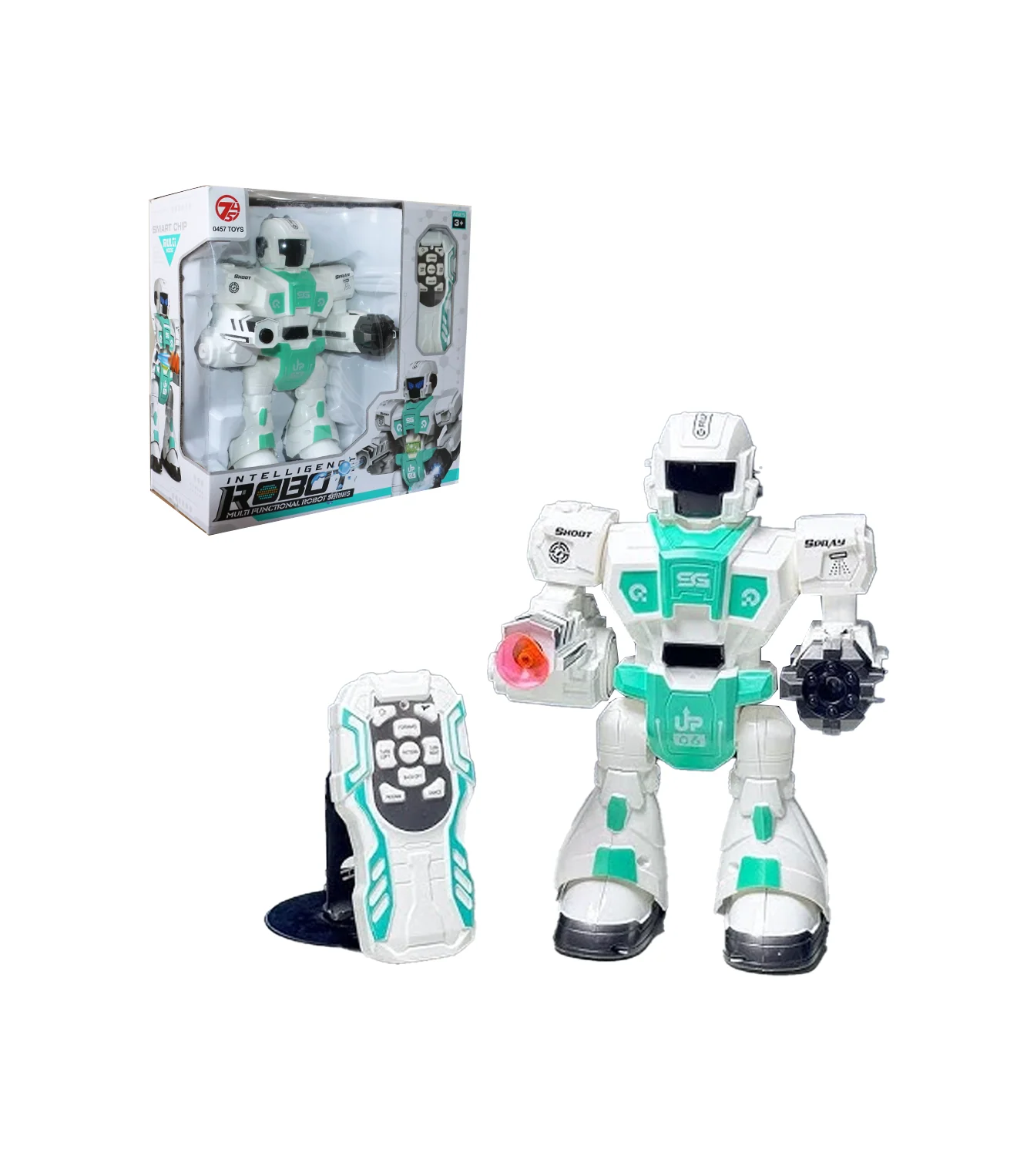 remote control robot multi-function 10"x10 606-37