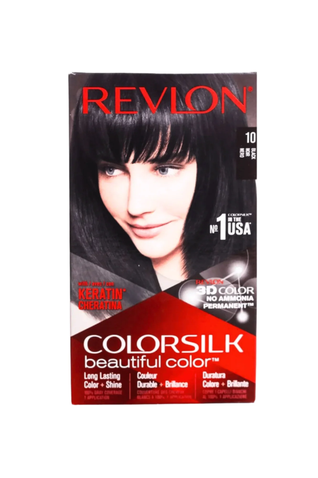 revlon hair color black 10