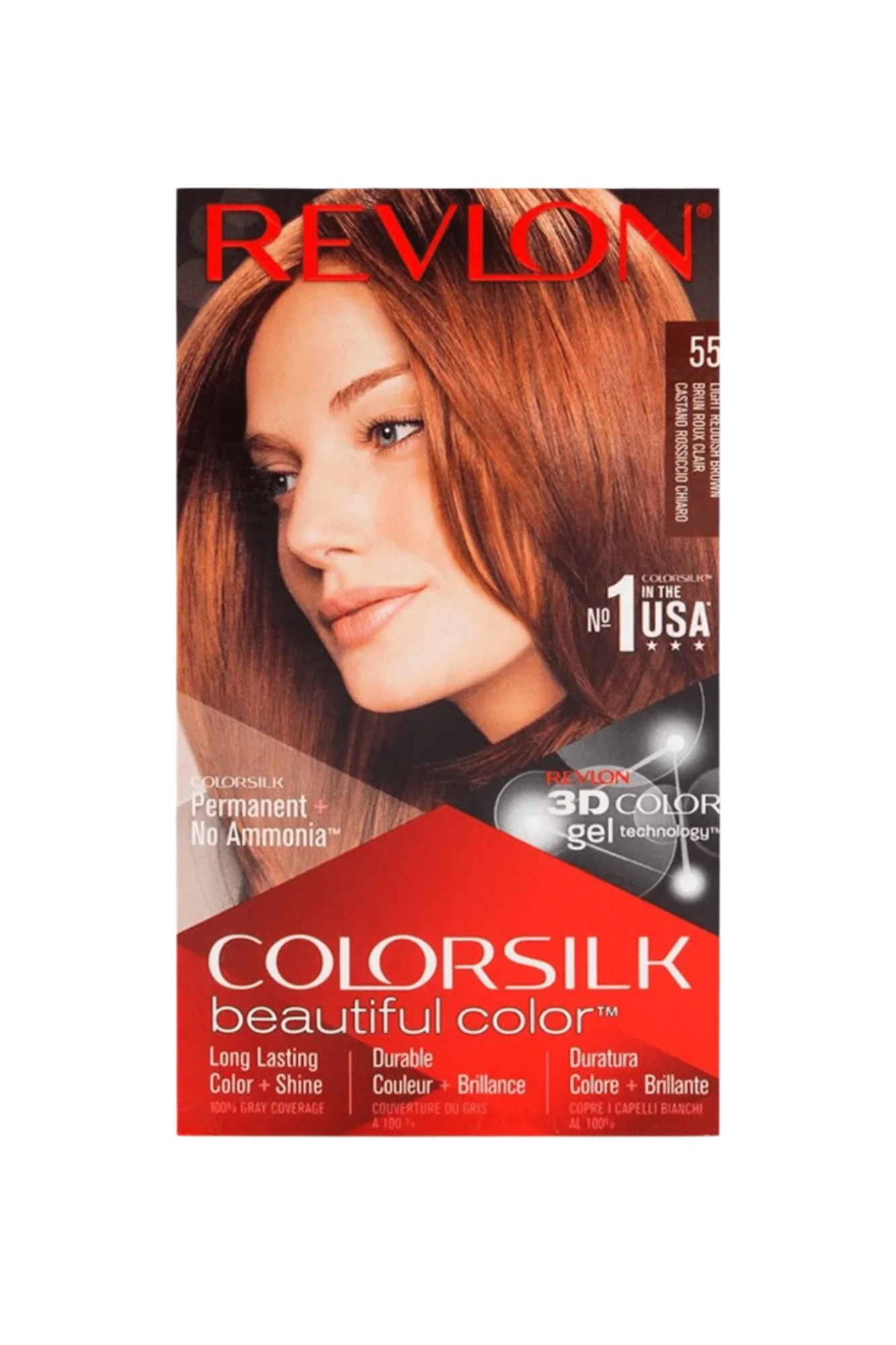 revlon hair color l reddish brown 55