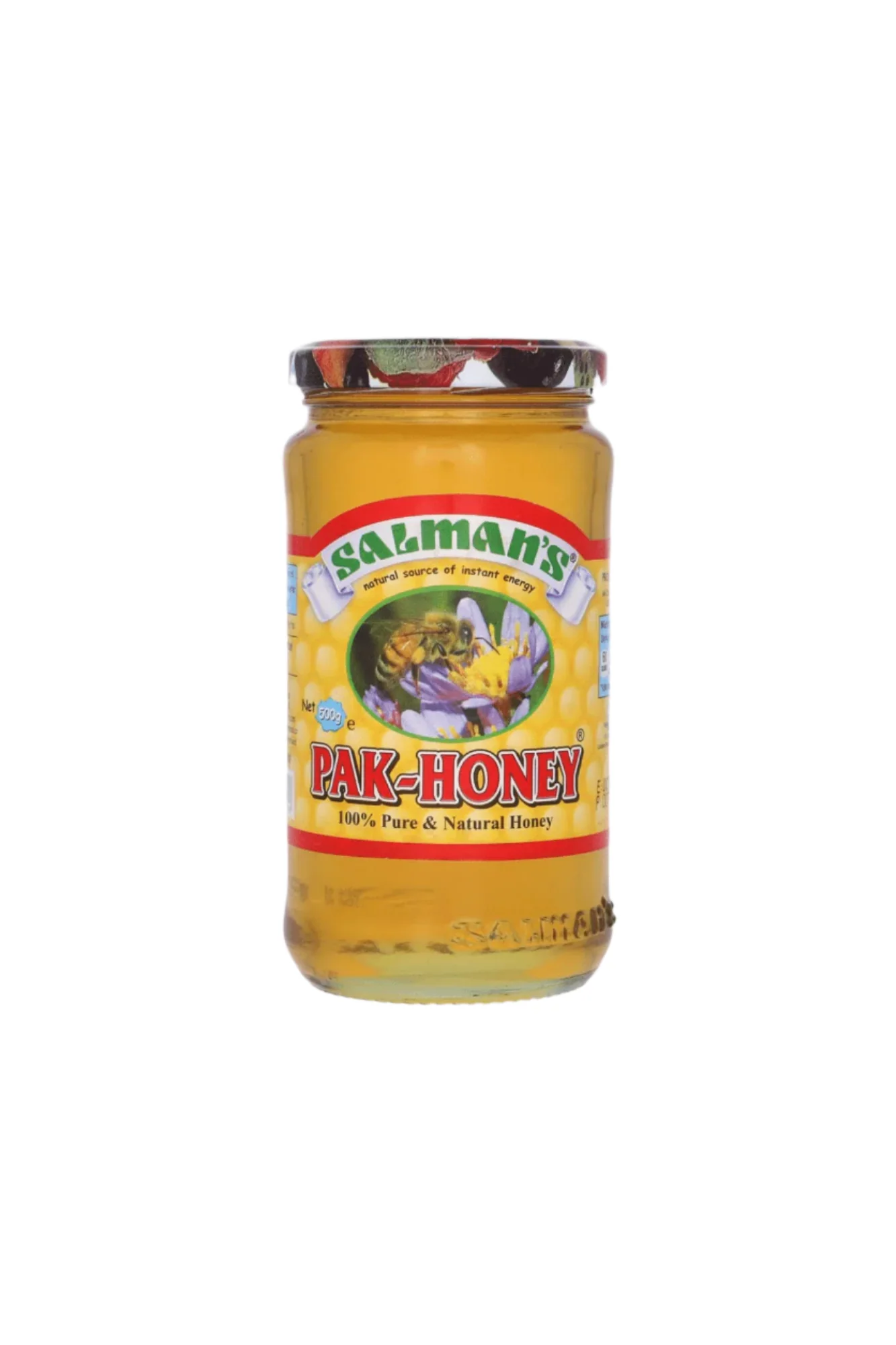salman pak honey 500g bottle