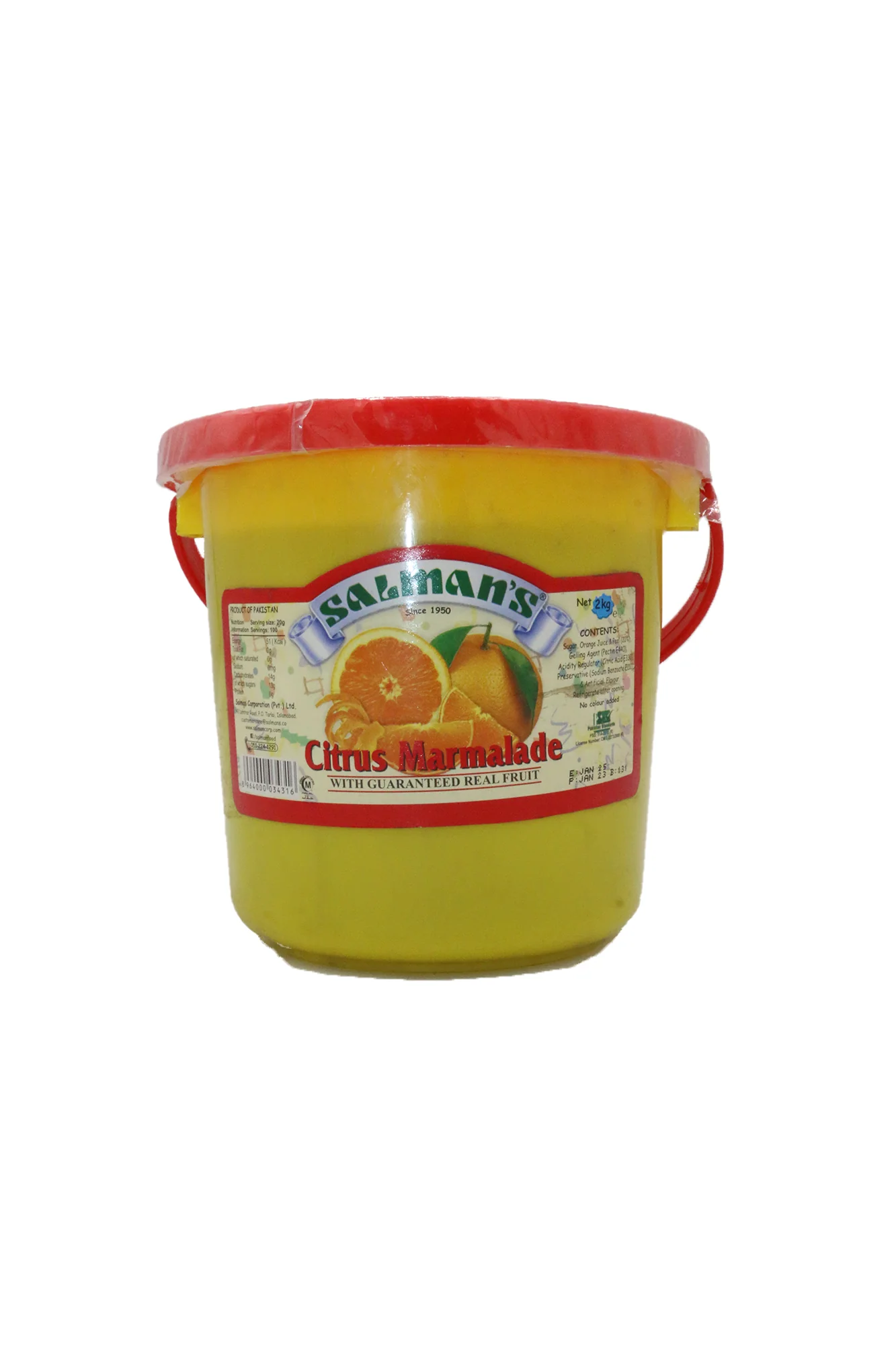 salmans marmalade citrus 2kg