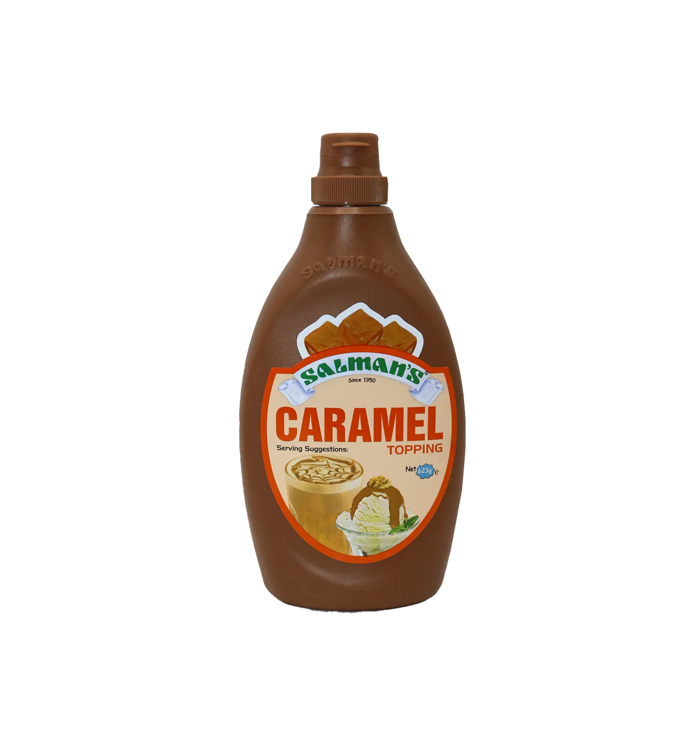 salmans topping caramel 623g