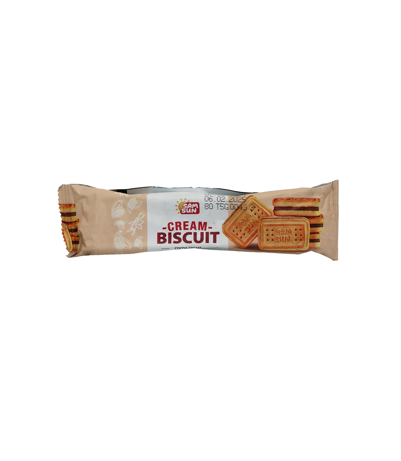 sam sun jam and cream biscuit cocoa cream