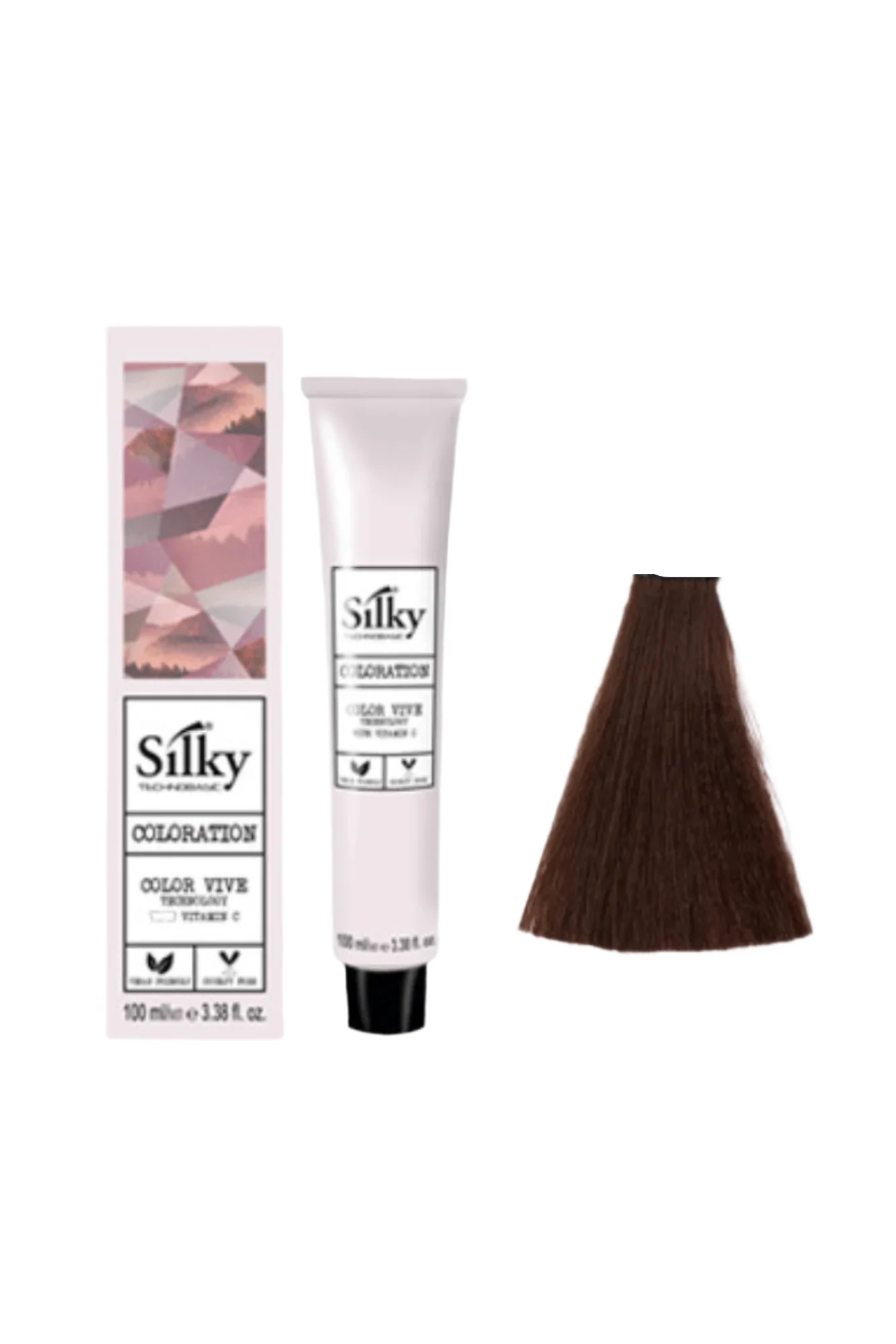 silky hair color 5.34 100ml