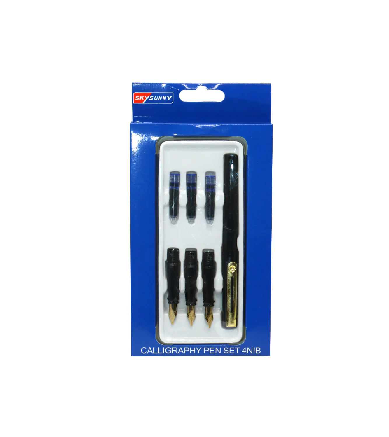 sky sunny calligraphy pen set 4nib