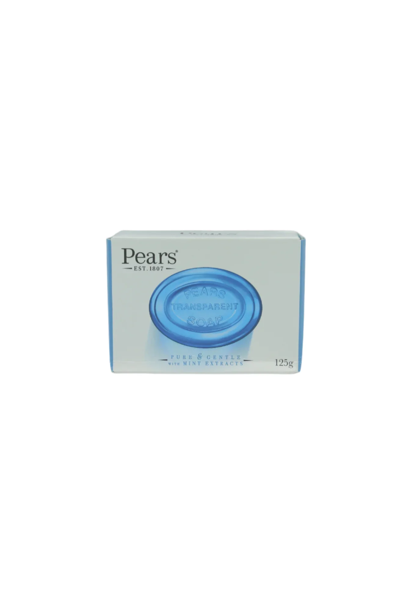 pears soap mint extracts 125g blue
