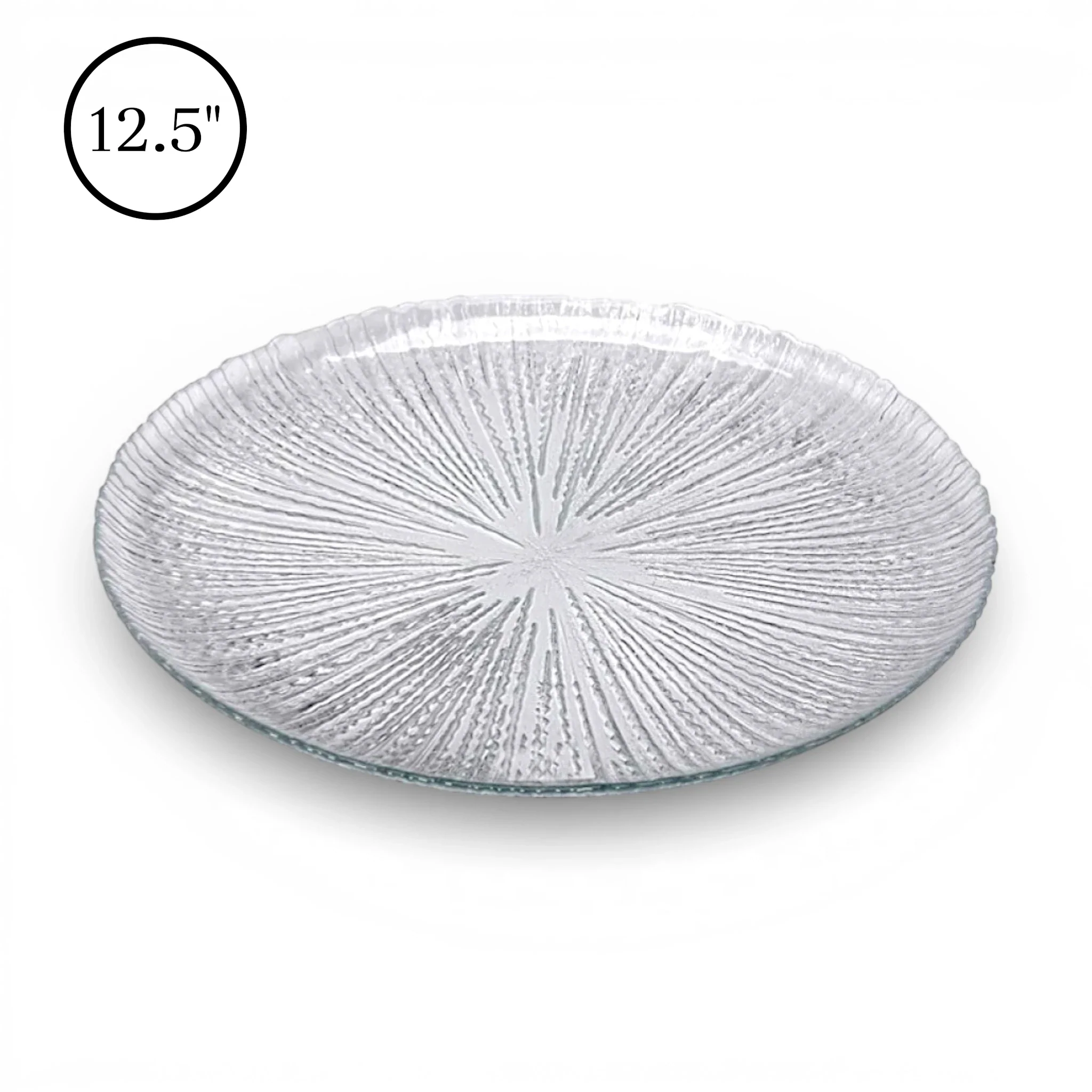 solo glass dish 12.5" round iran 231031