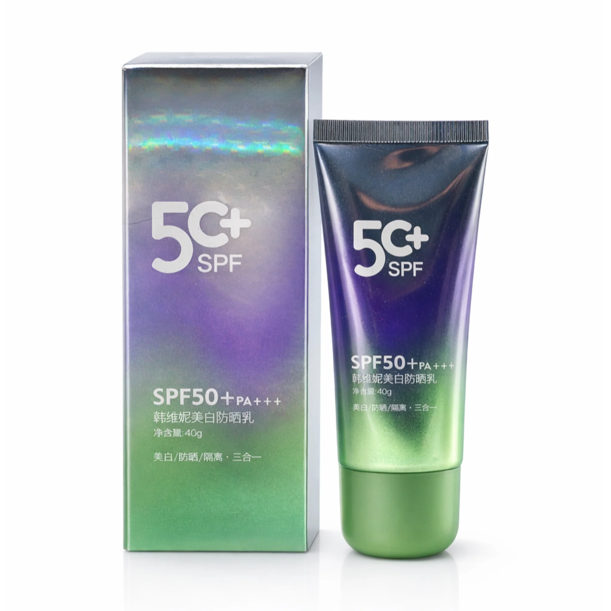 sunscreen spf50 whitening lotion 40g china