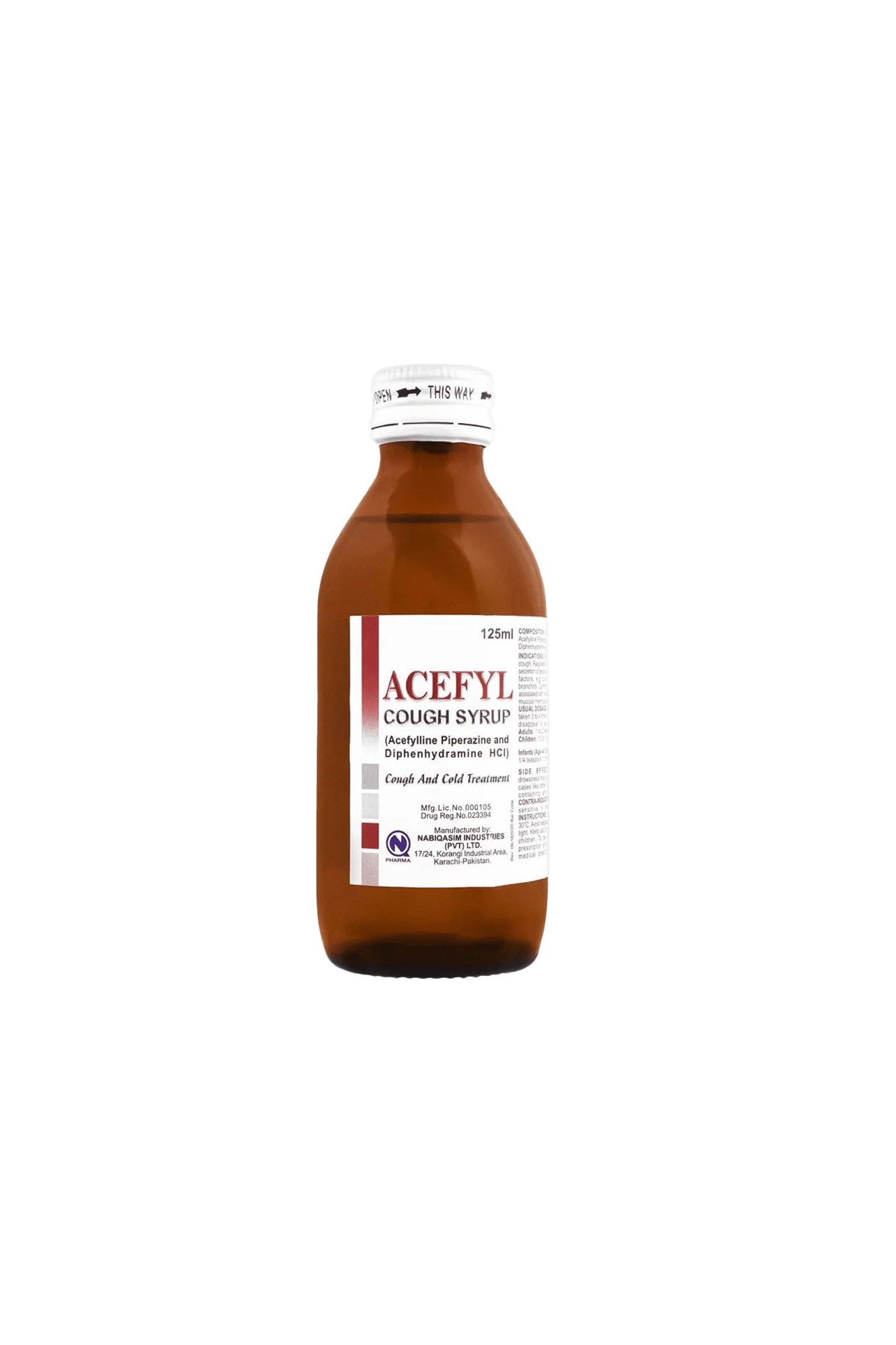 syrup acefyl cough 120ml