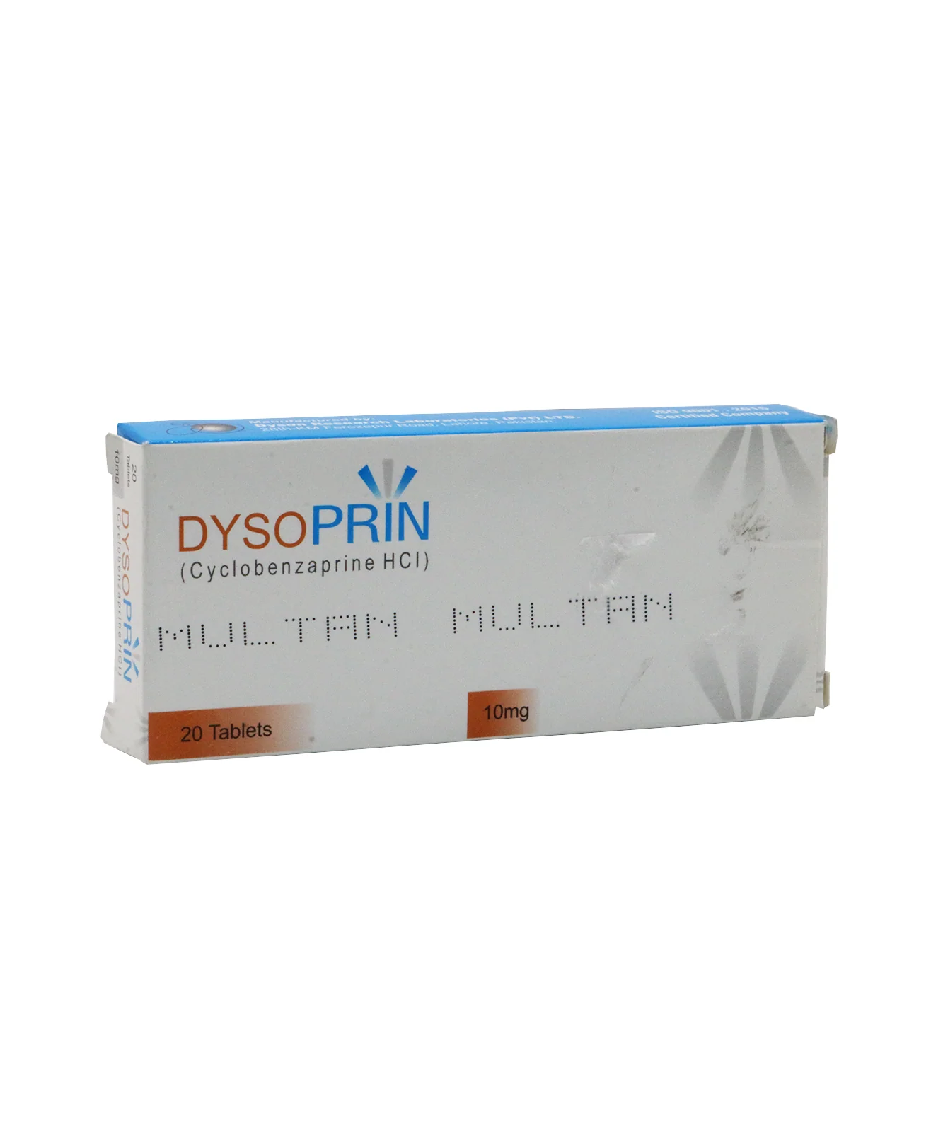 tab dysoprin 10mg 20s